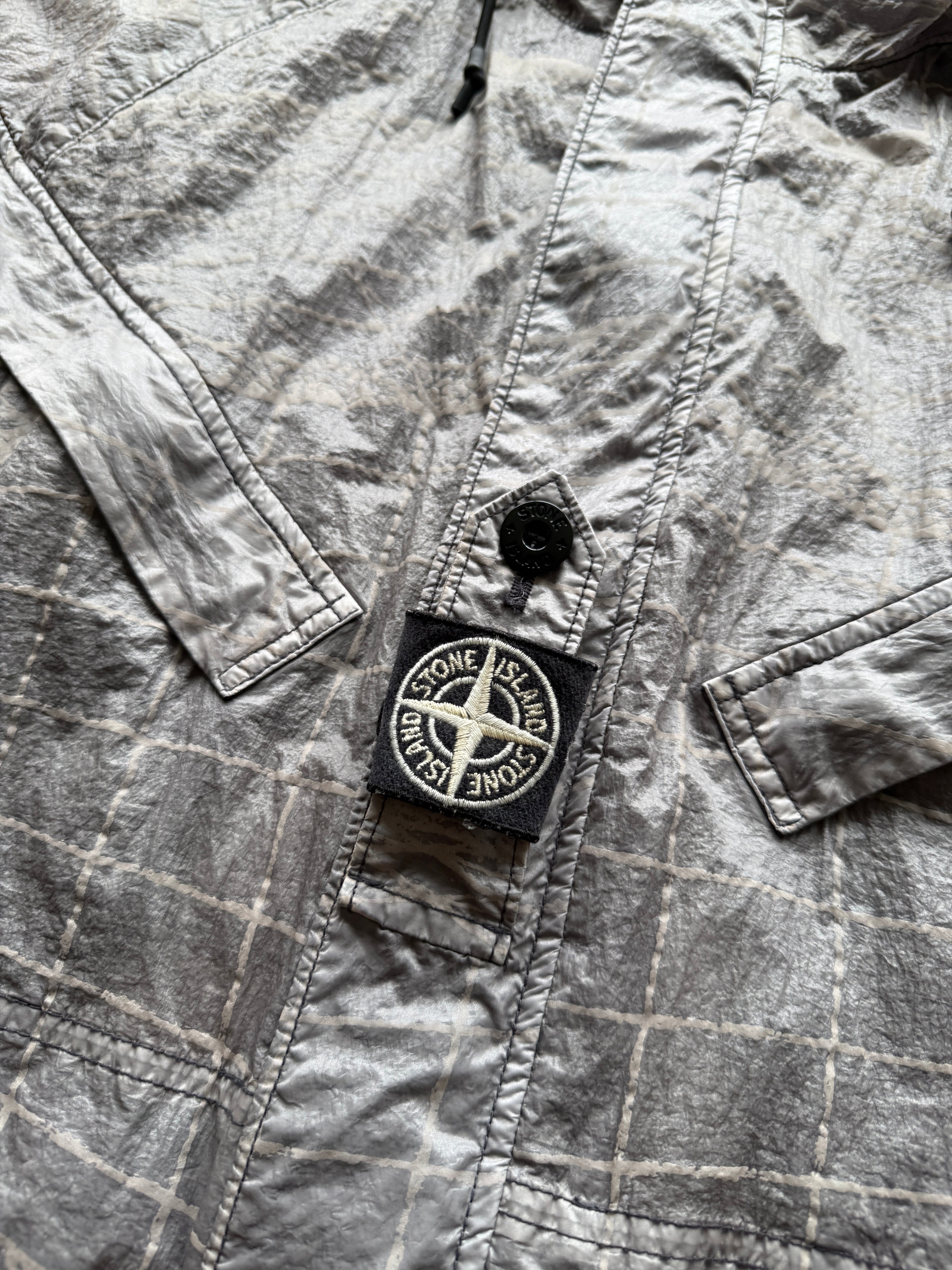 Stone Island Reflective Grid Parka Jacket