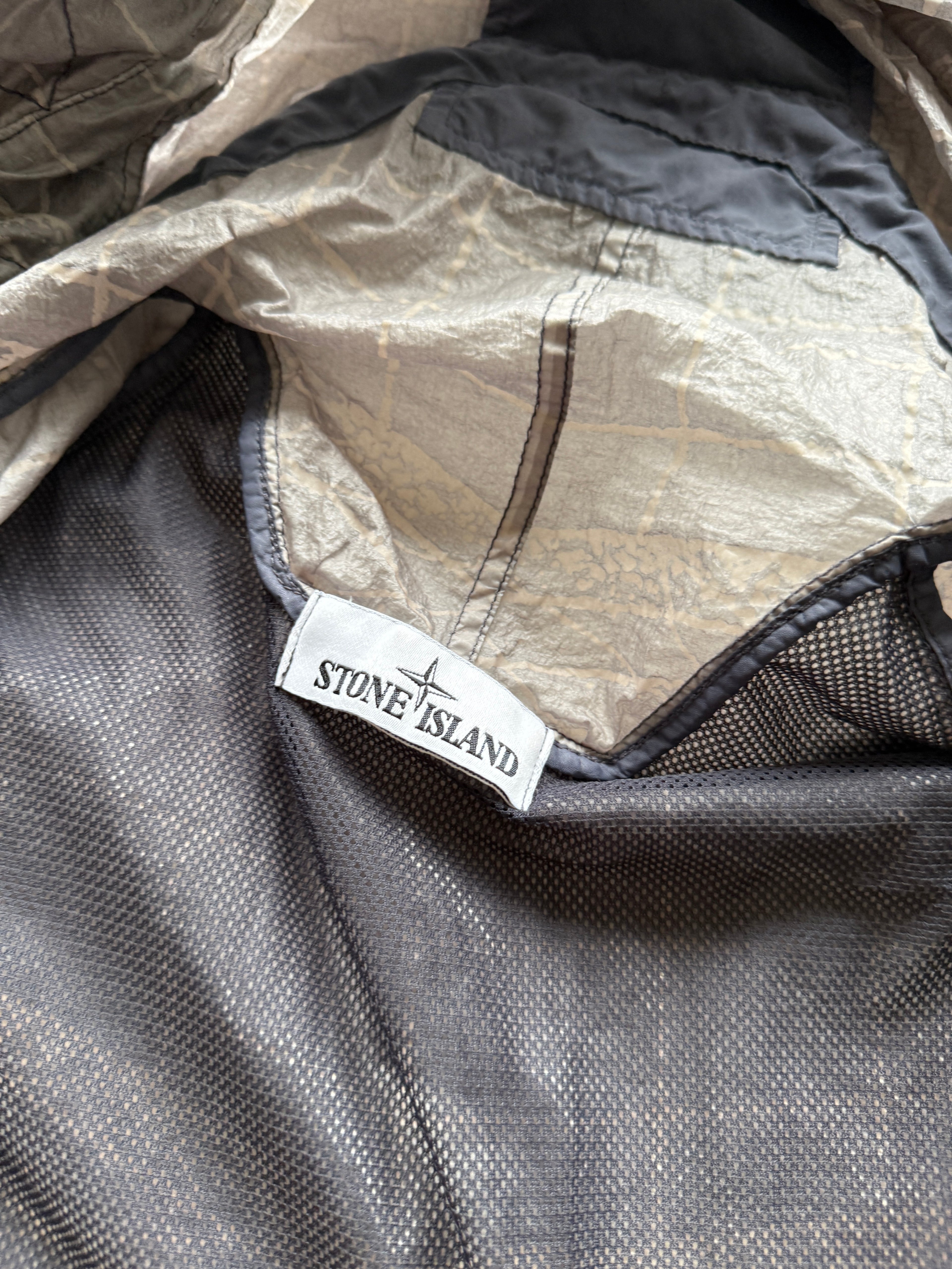 Stone Island Reflective Grid Parka Jacket