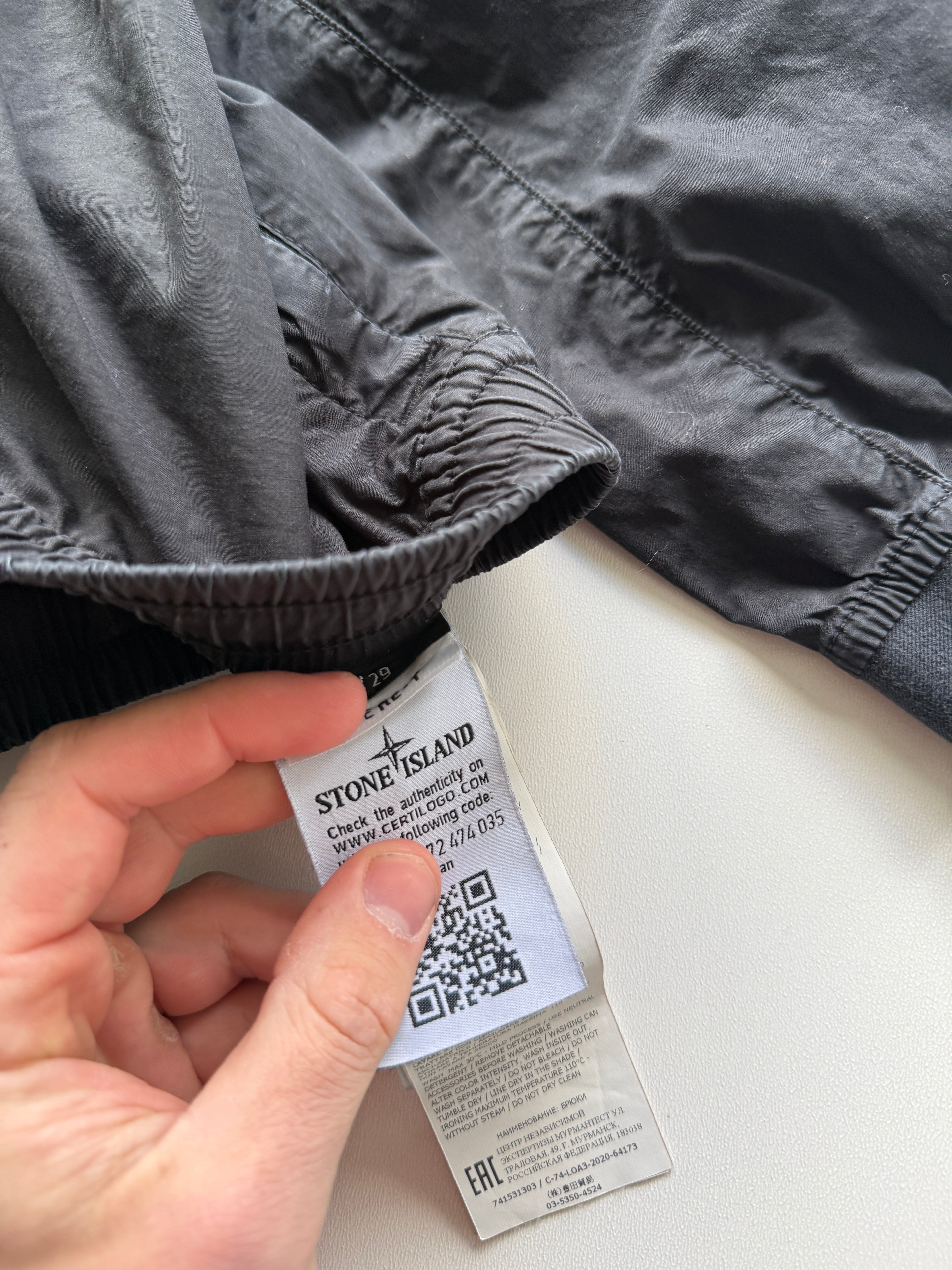 Stone Island Cargo Pants With Ghost Badge