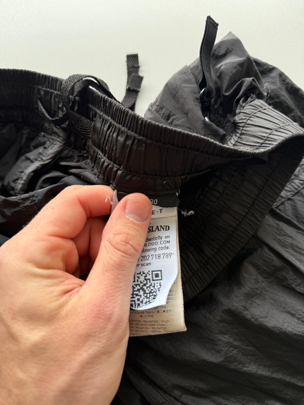 Stone Island Nylon Jogger With Ghost Badge