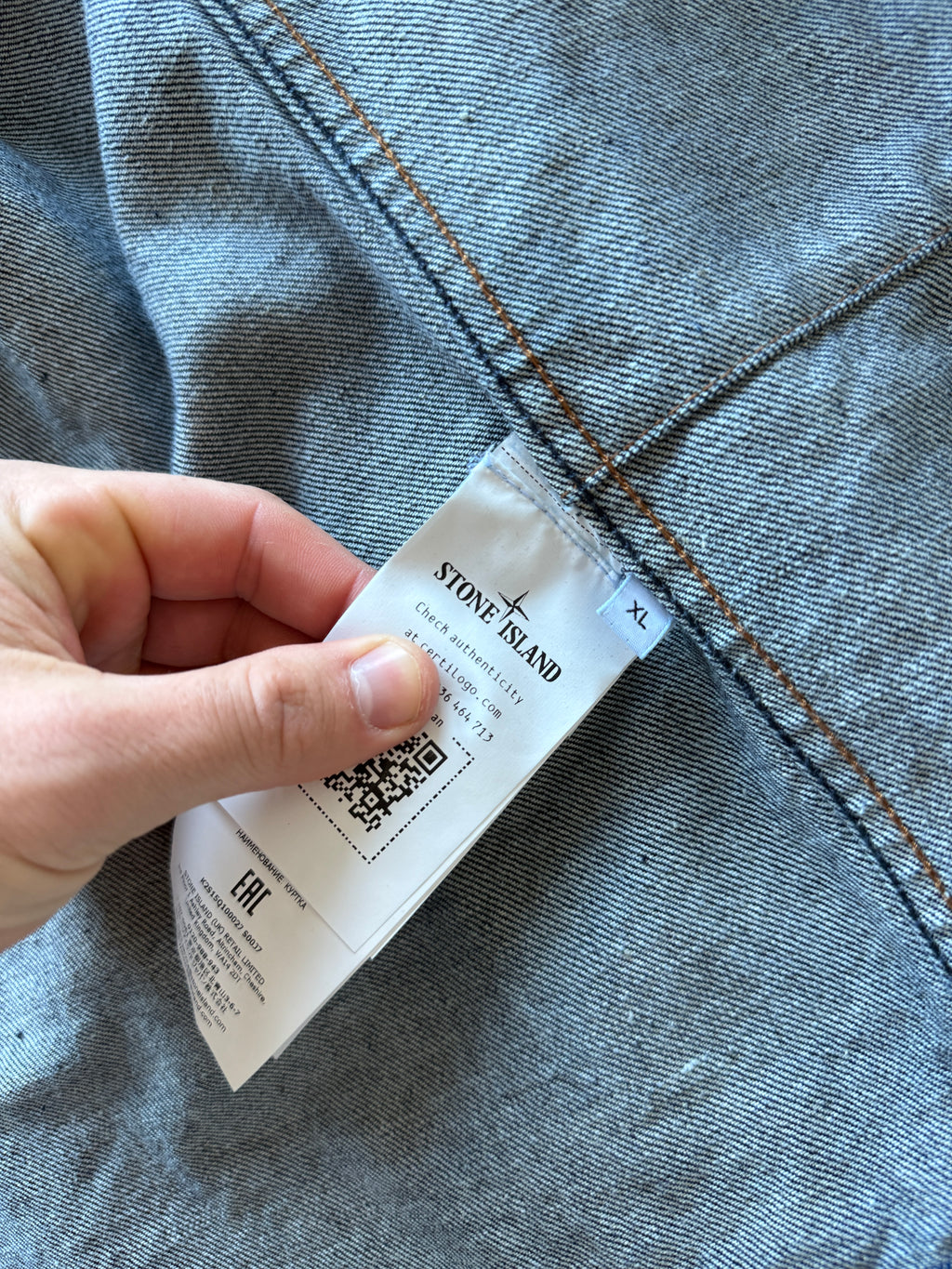 Stone Island Indigo Denim jacket