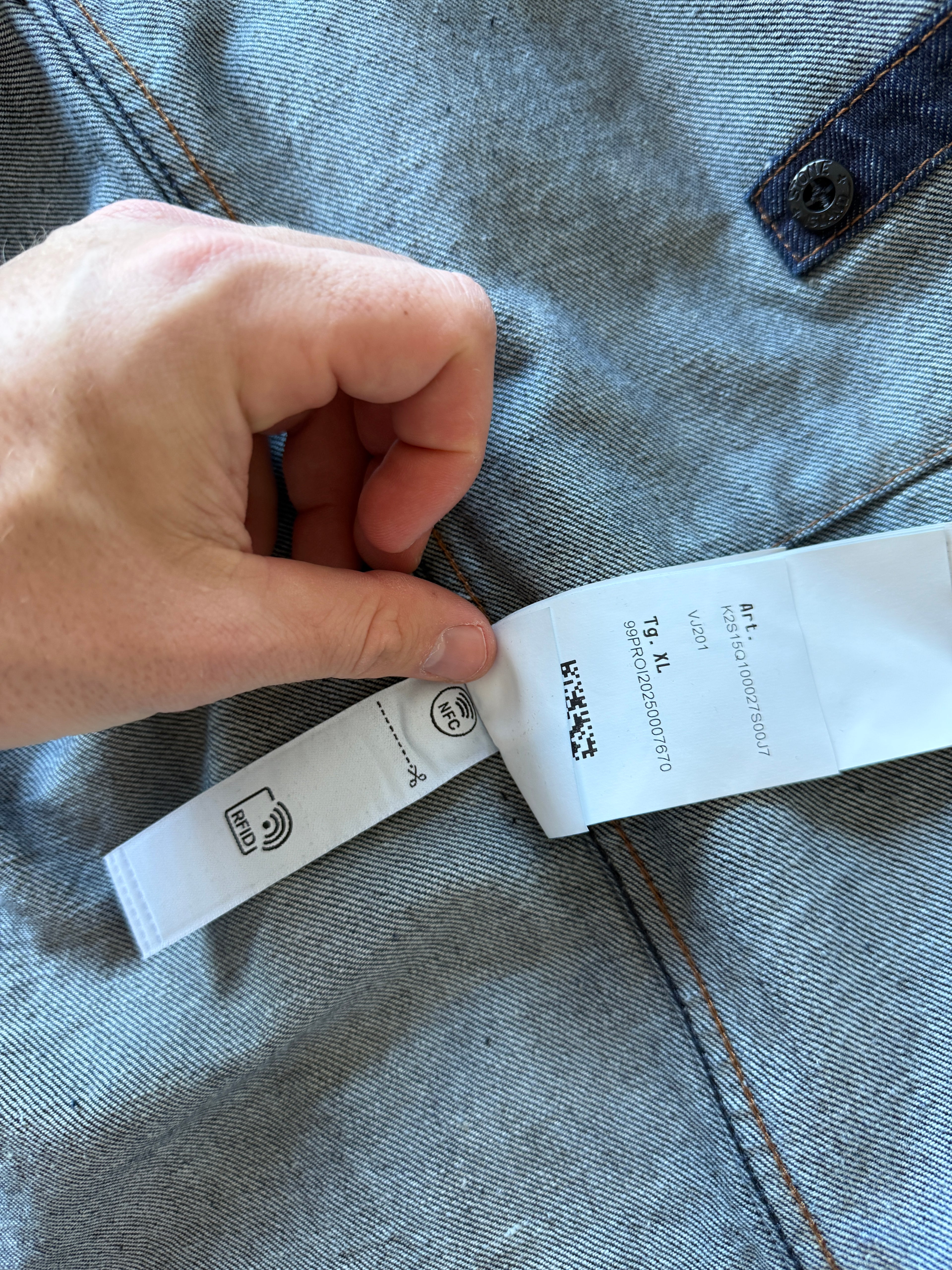 Stone Island Indigo Denim jacket