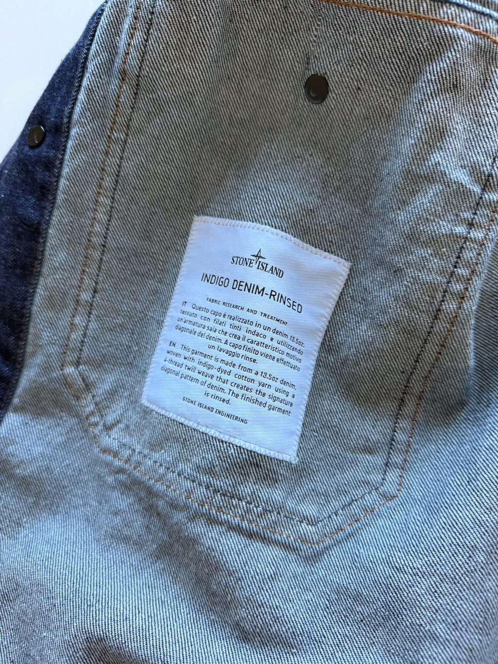 Stone Island Indigo Denim jacket