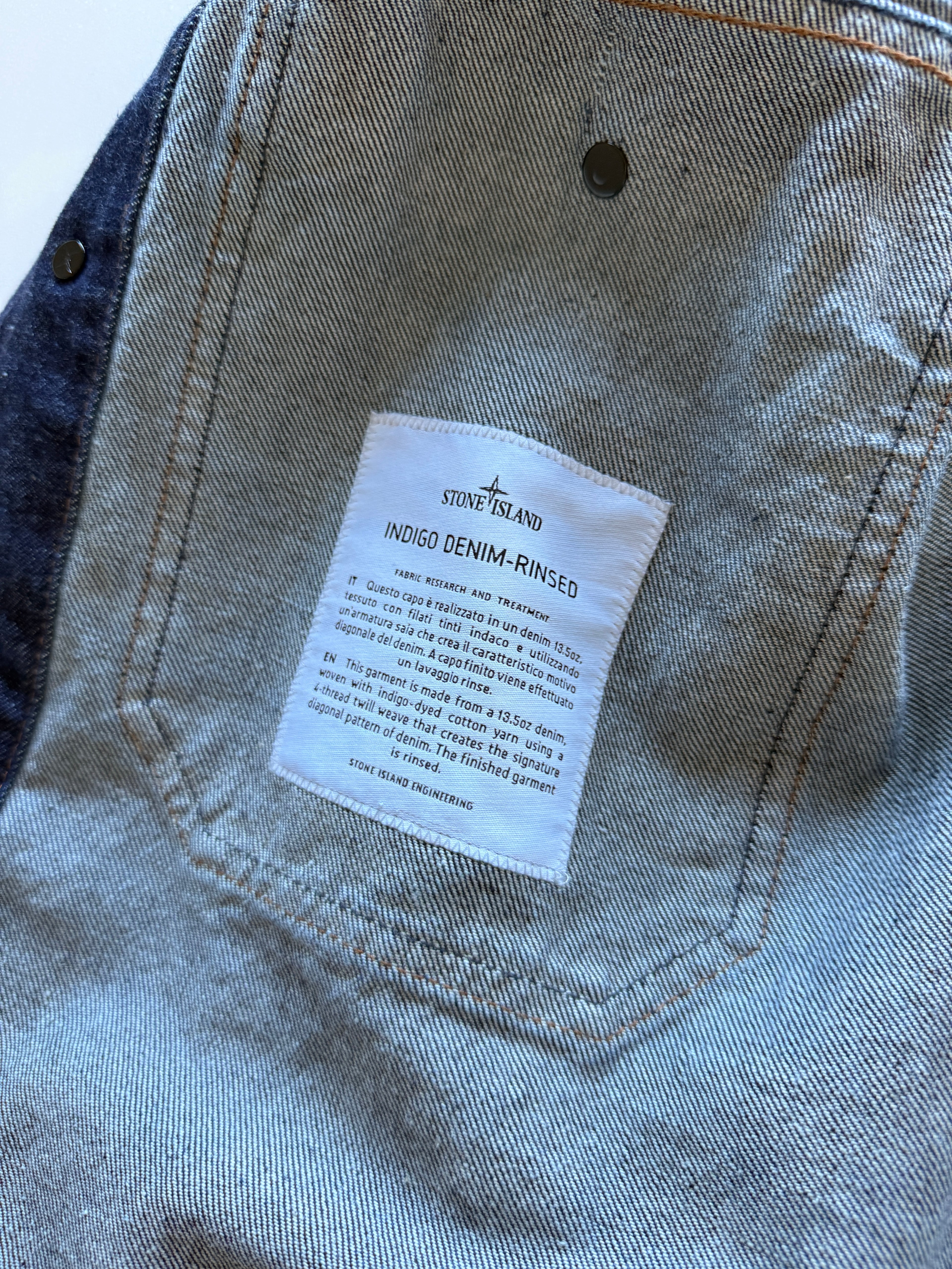 Stone Island Indigo Denim jacket
