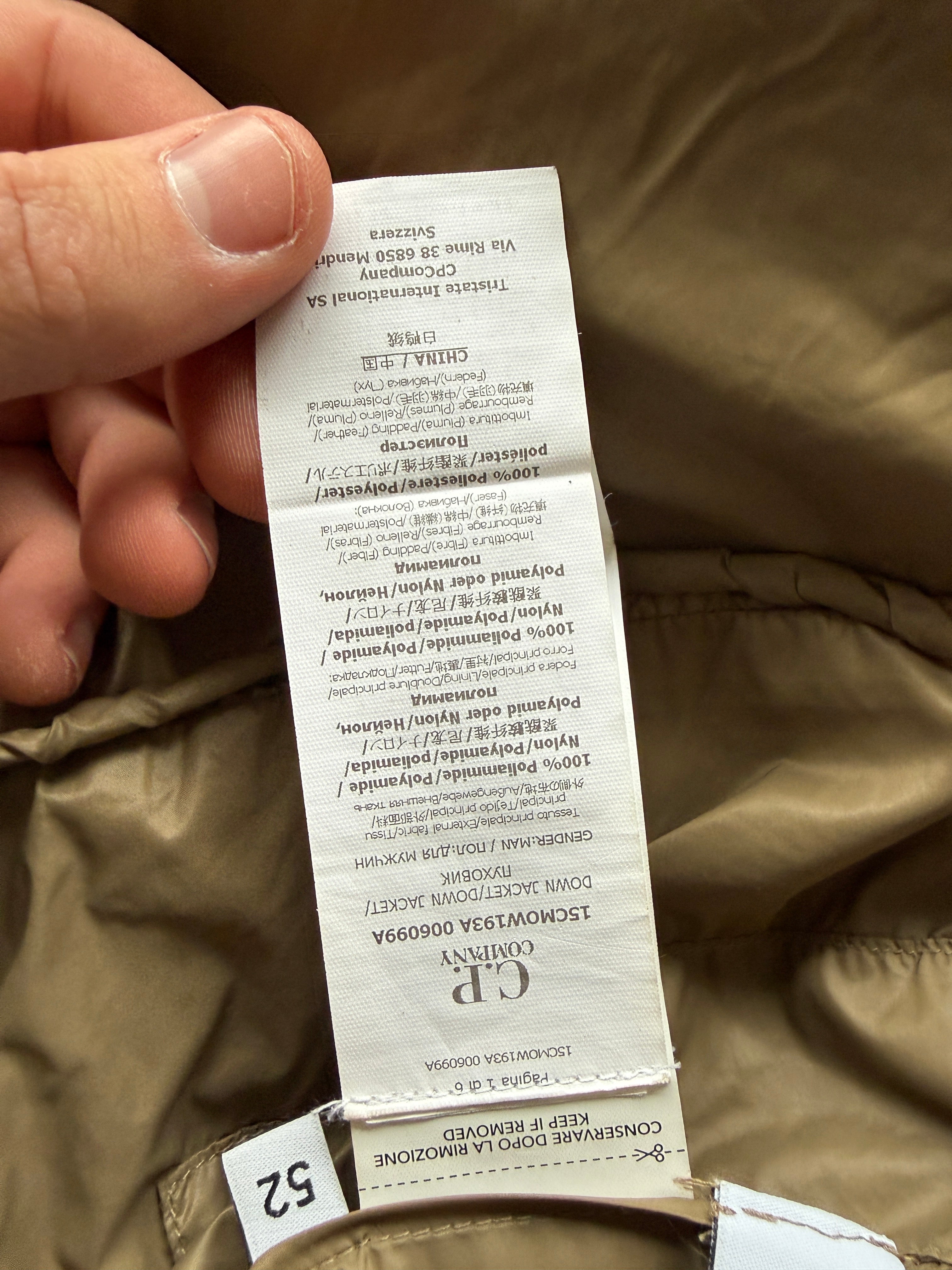 CP Company D D Shell Down Jacket
