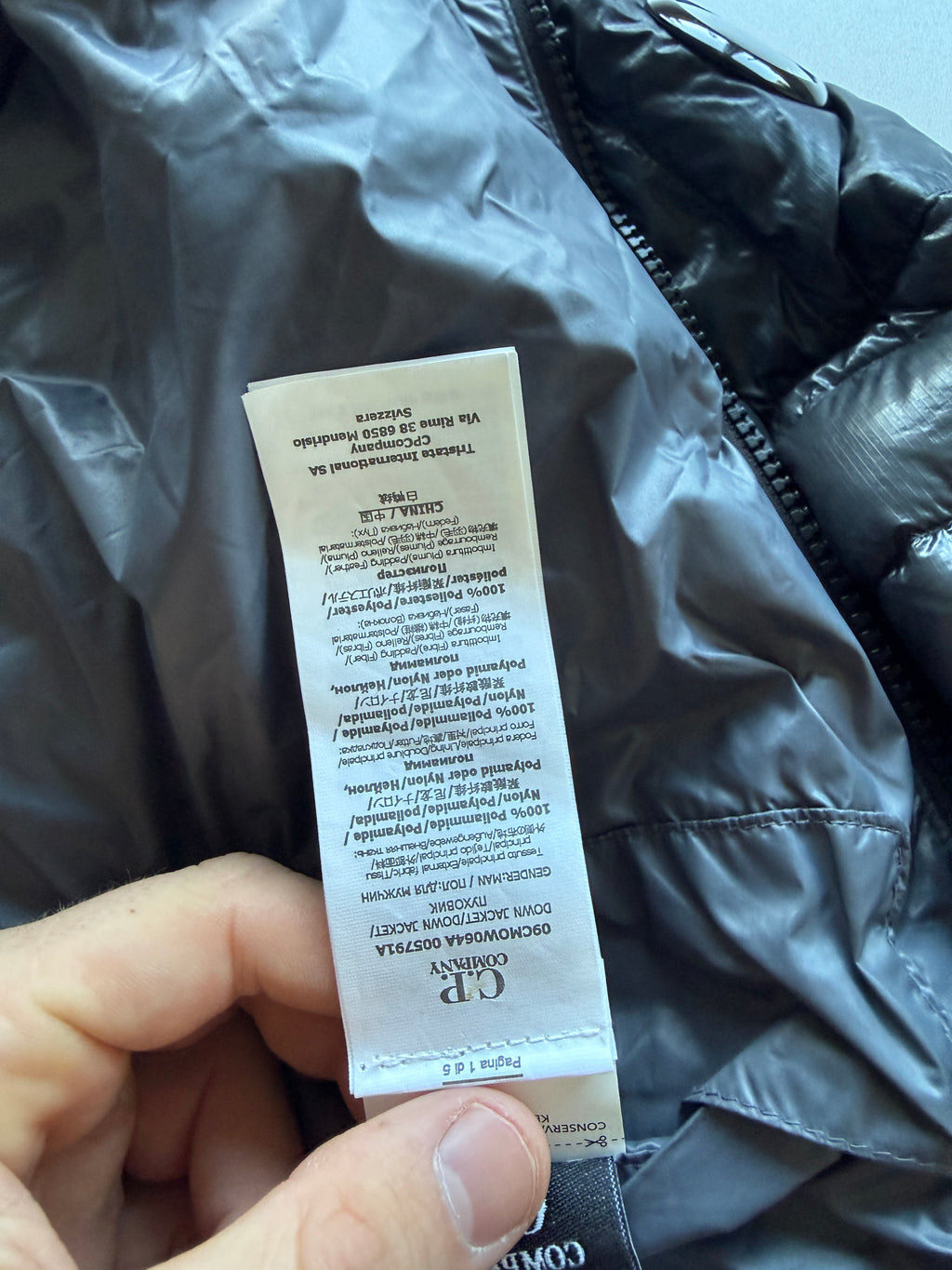 CP Company D D Shell Down Jacket