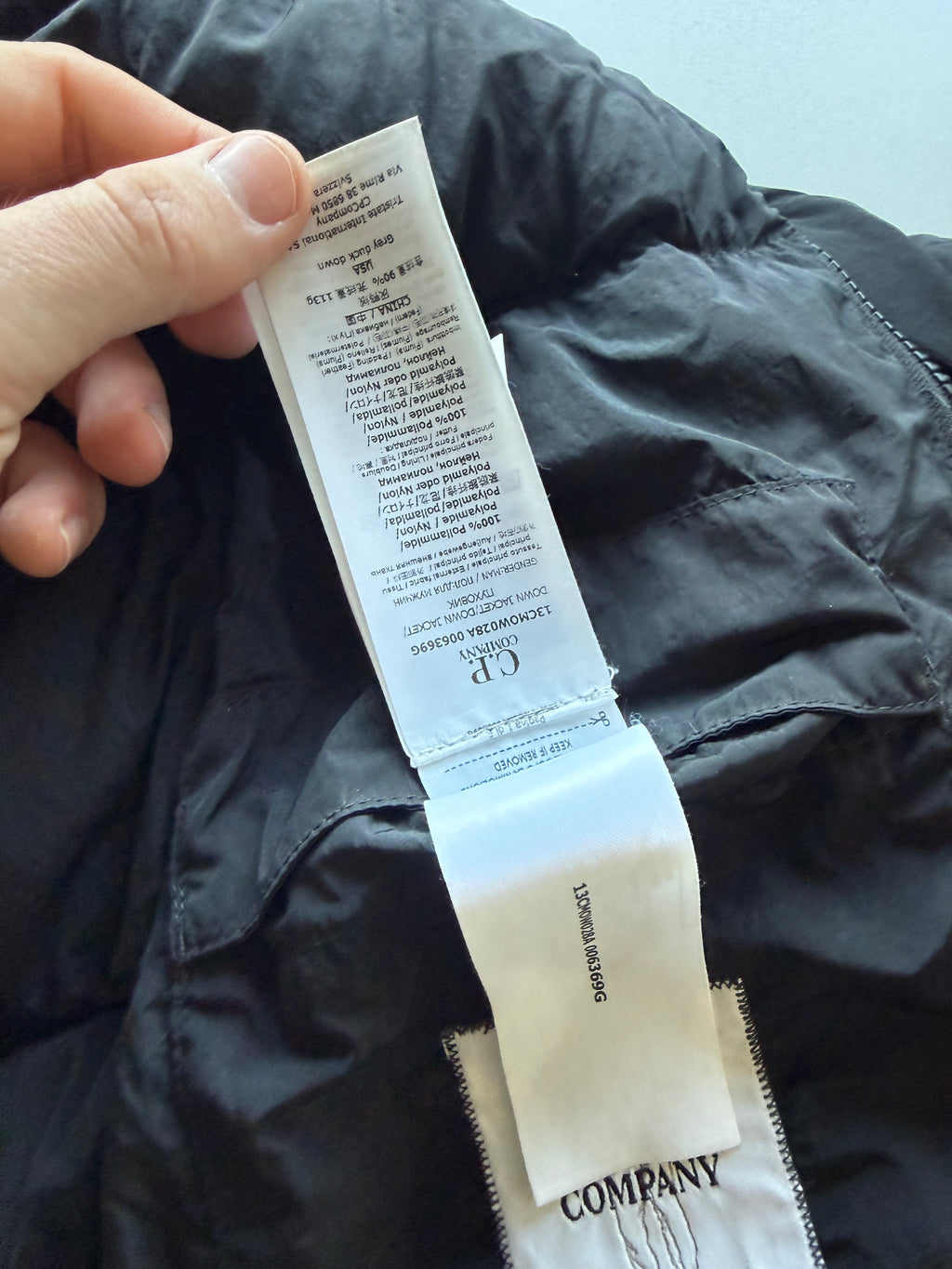 CP Company Eco-Chrome Down Jacket