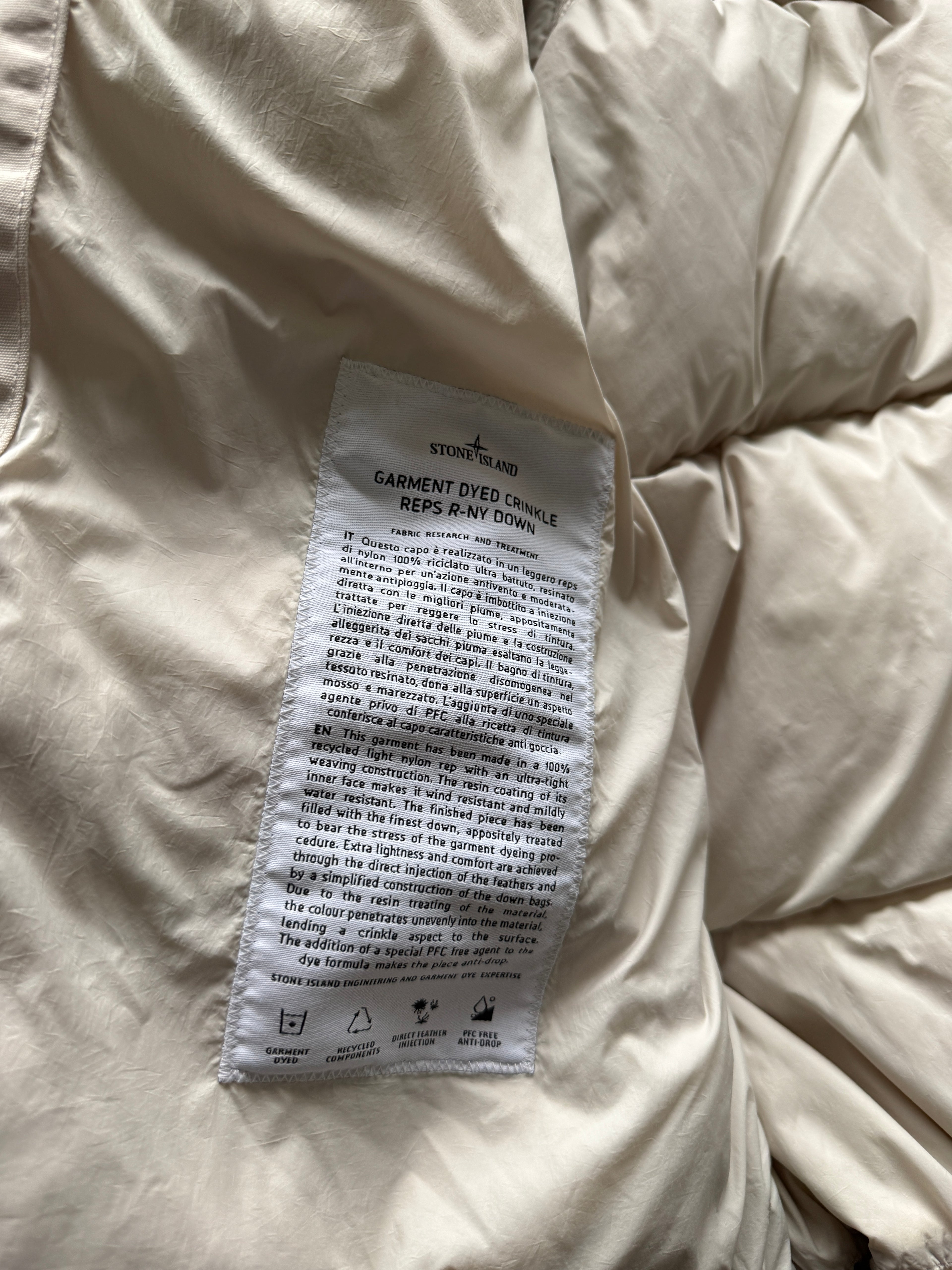 Stone Island Garment Dyed Down Jacket