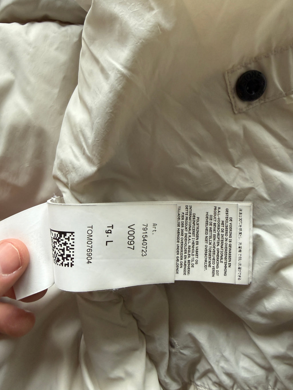 Stone Island Garment Dyed Down Jacket