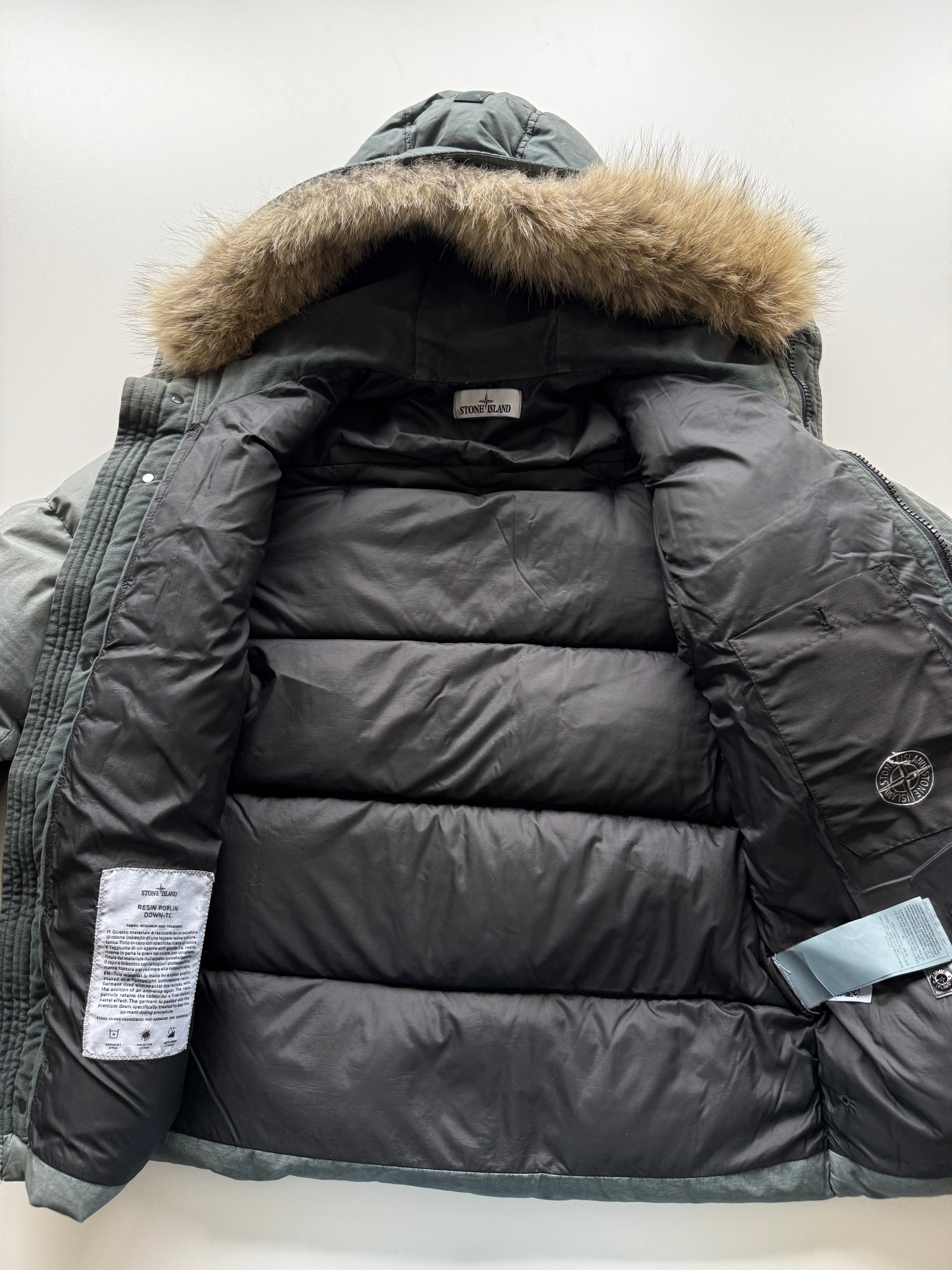 Stone Island Reslin Poplin Down Jacket