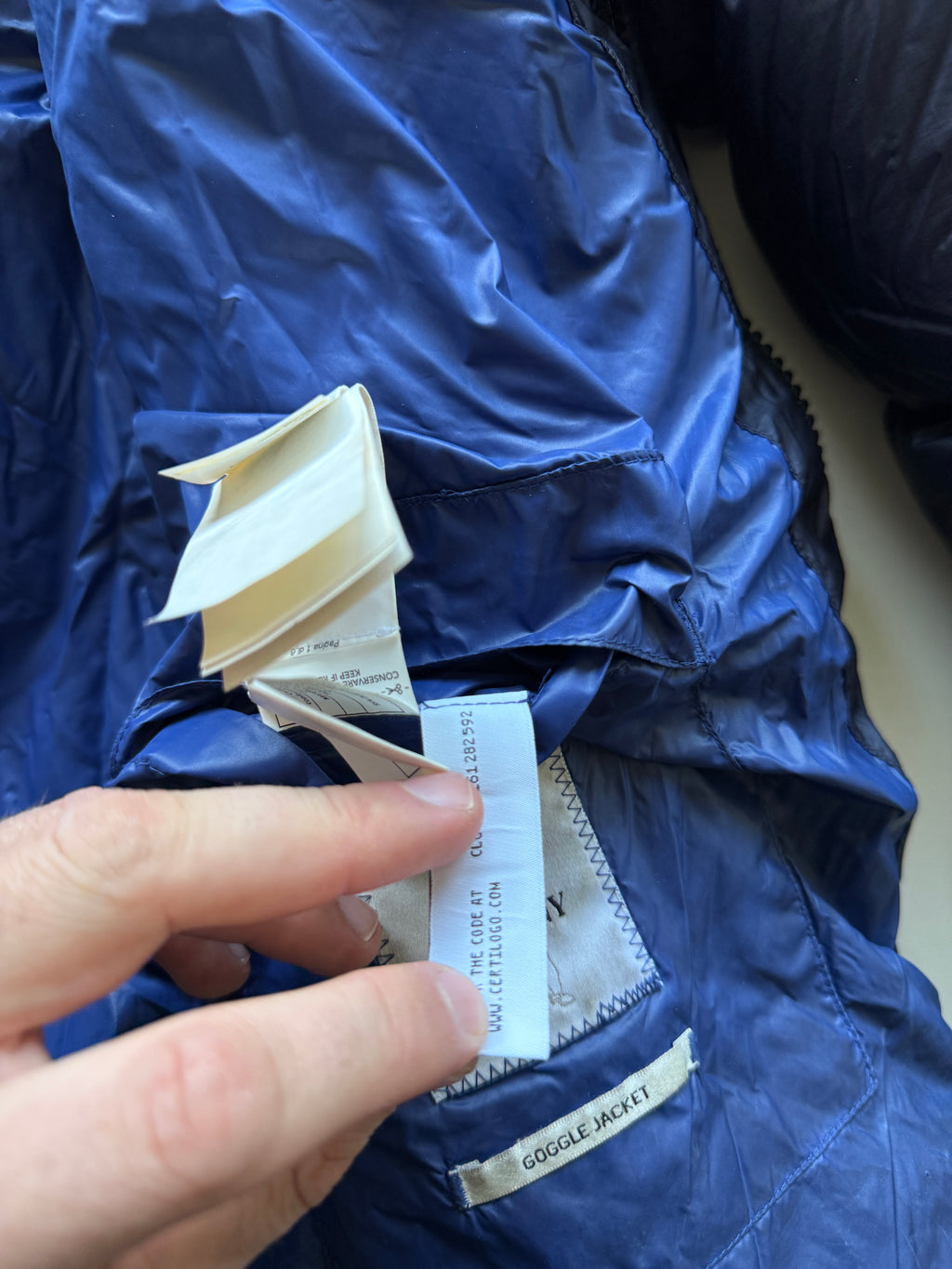 CP Company D  D shell Down Jacket Goggle