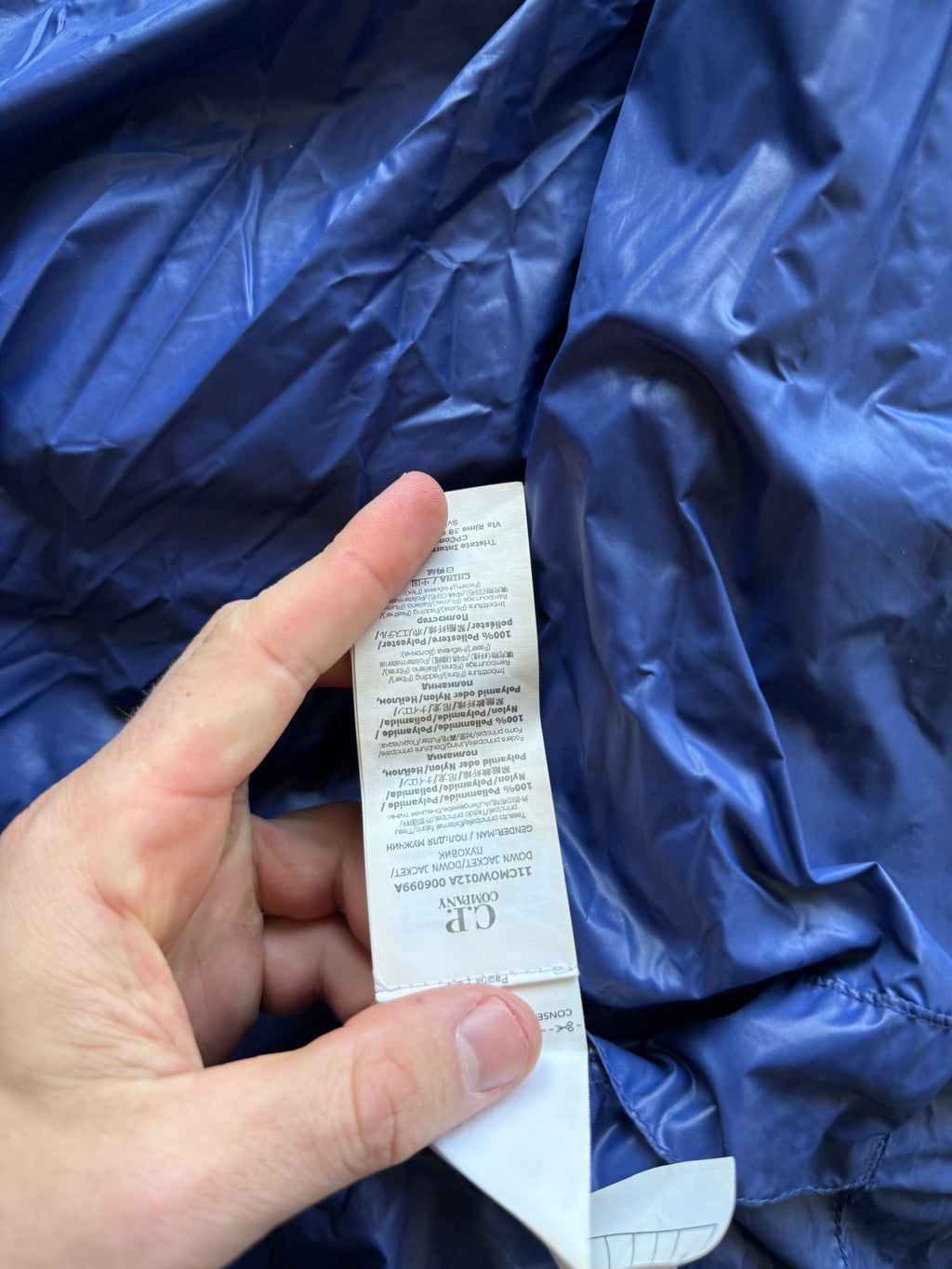 CP Company D  D shell Down Jacket Goggle