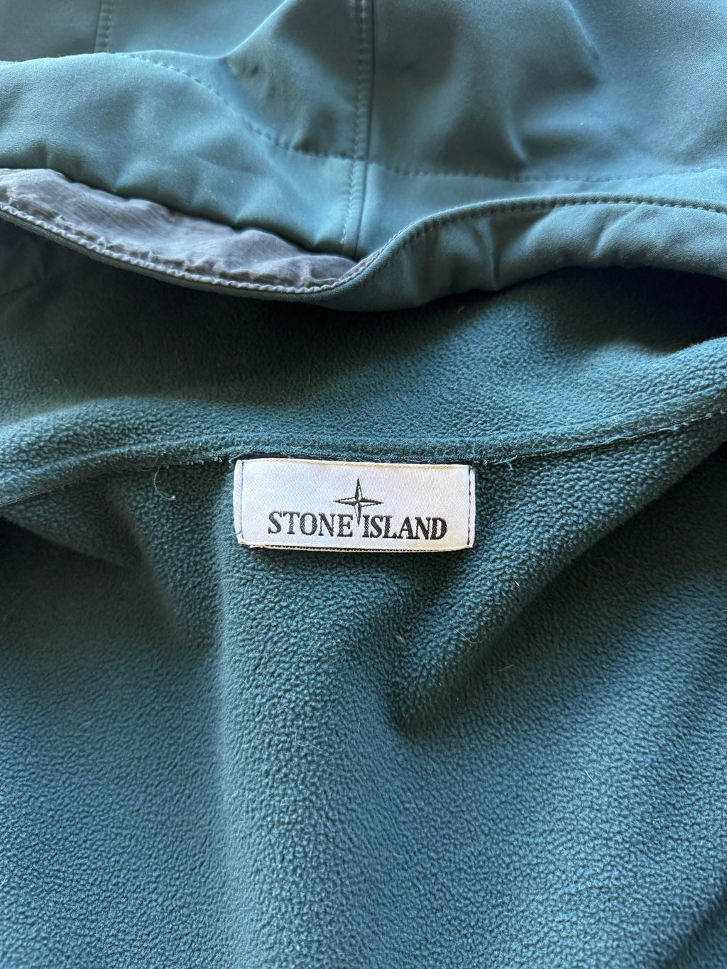 Stone Island Soft shell Jacket Green