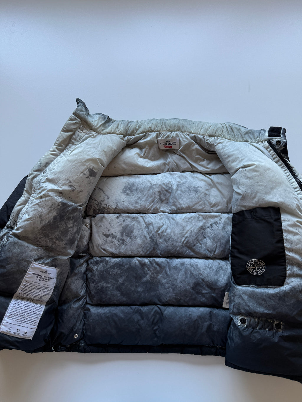 Stone Island X Supreme paintball Camo Jacket