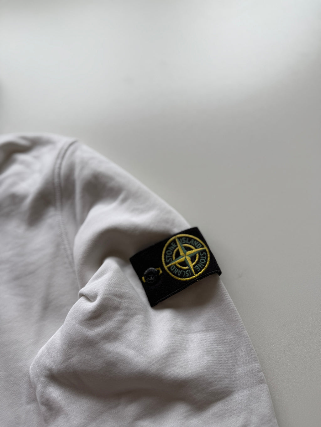 Stone Island White Hoodie
