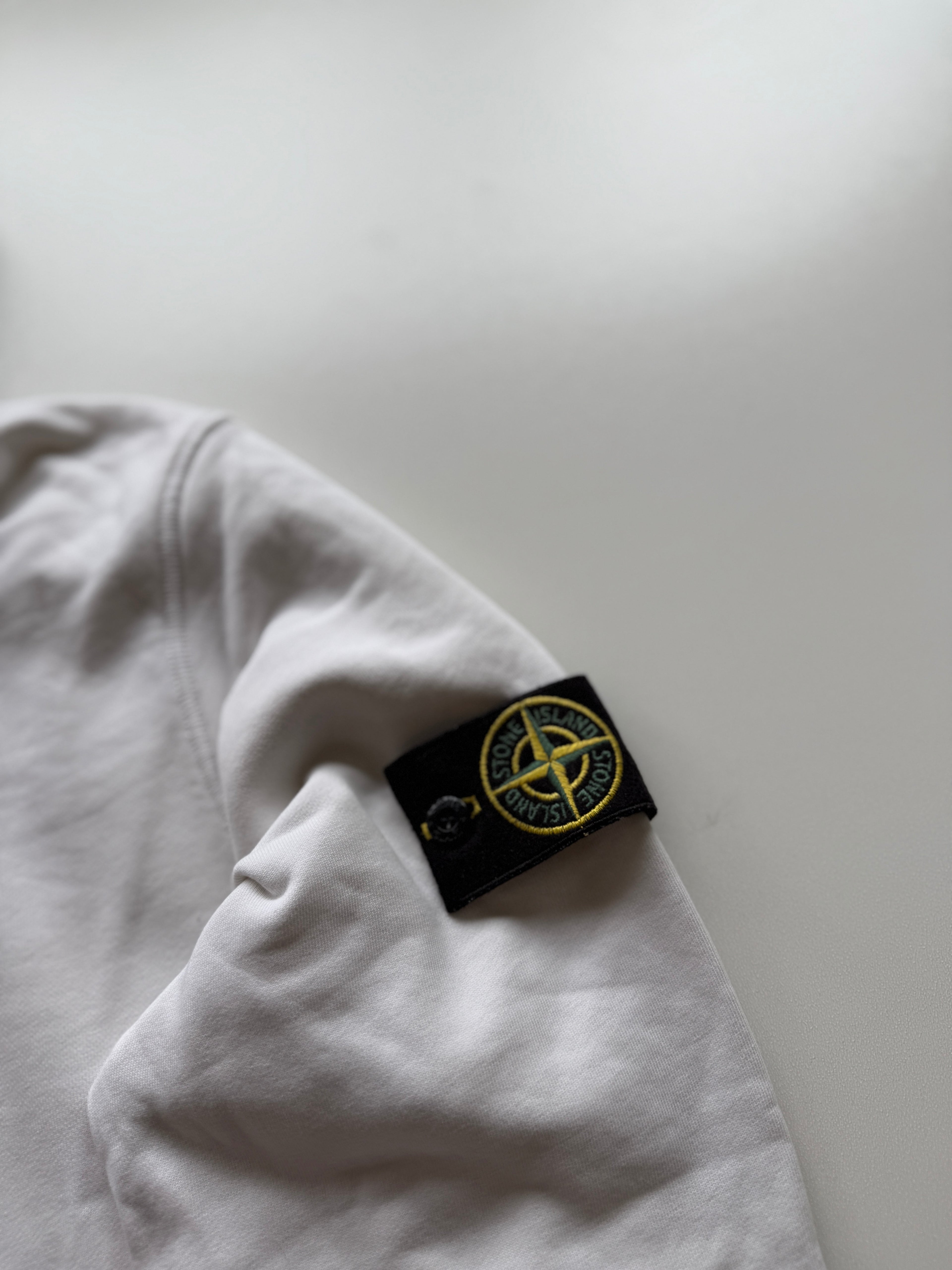 Stone Island White Hoodie