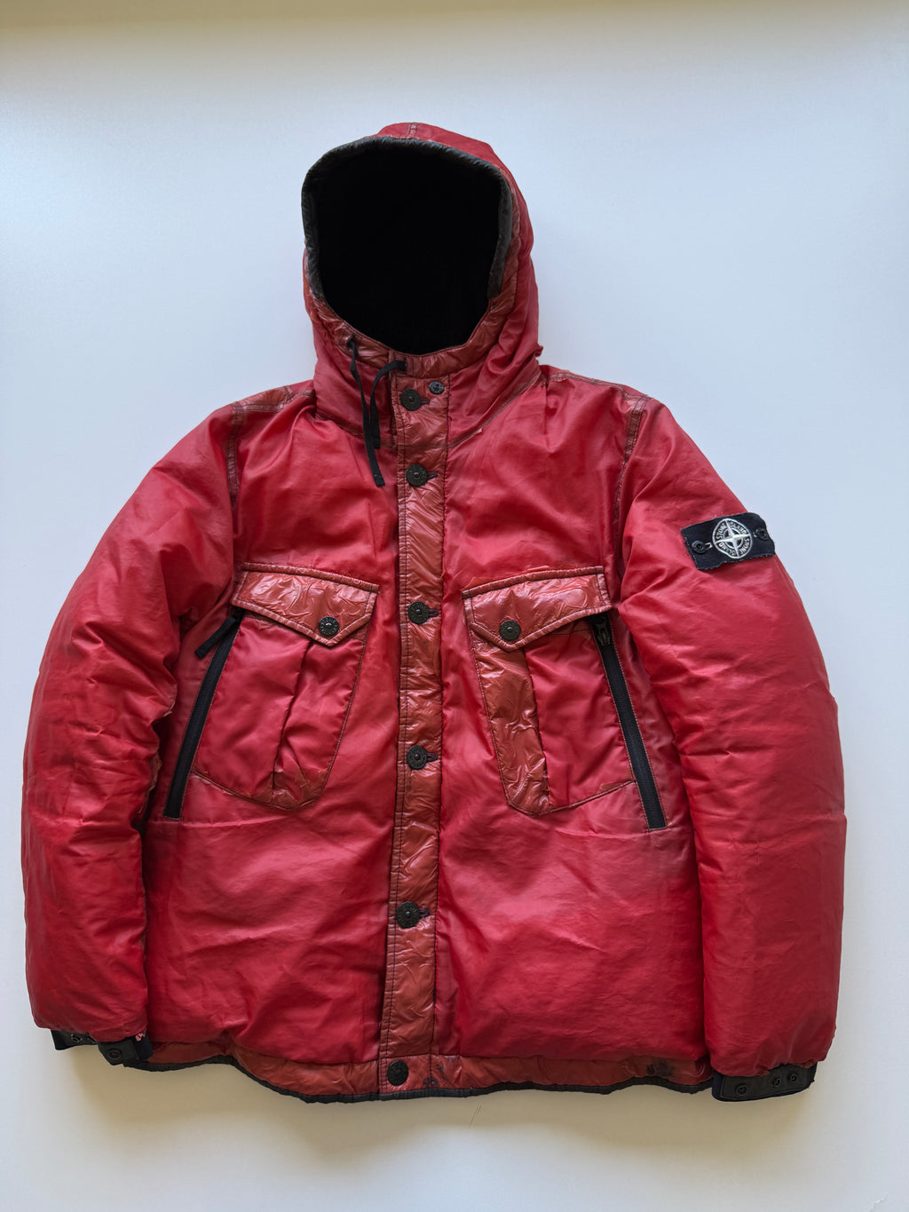 Stone Island Ice Jacket Red