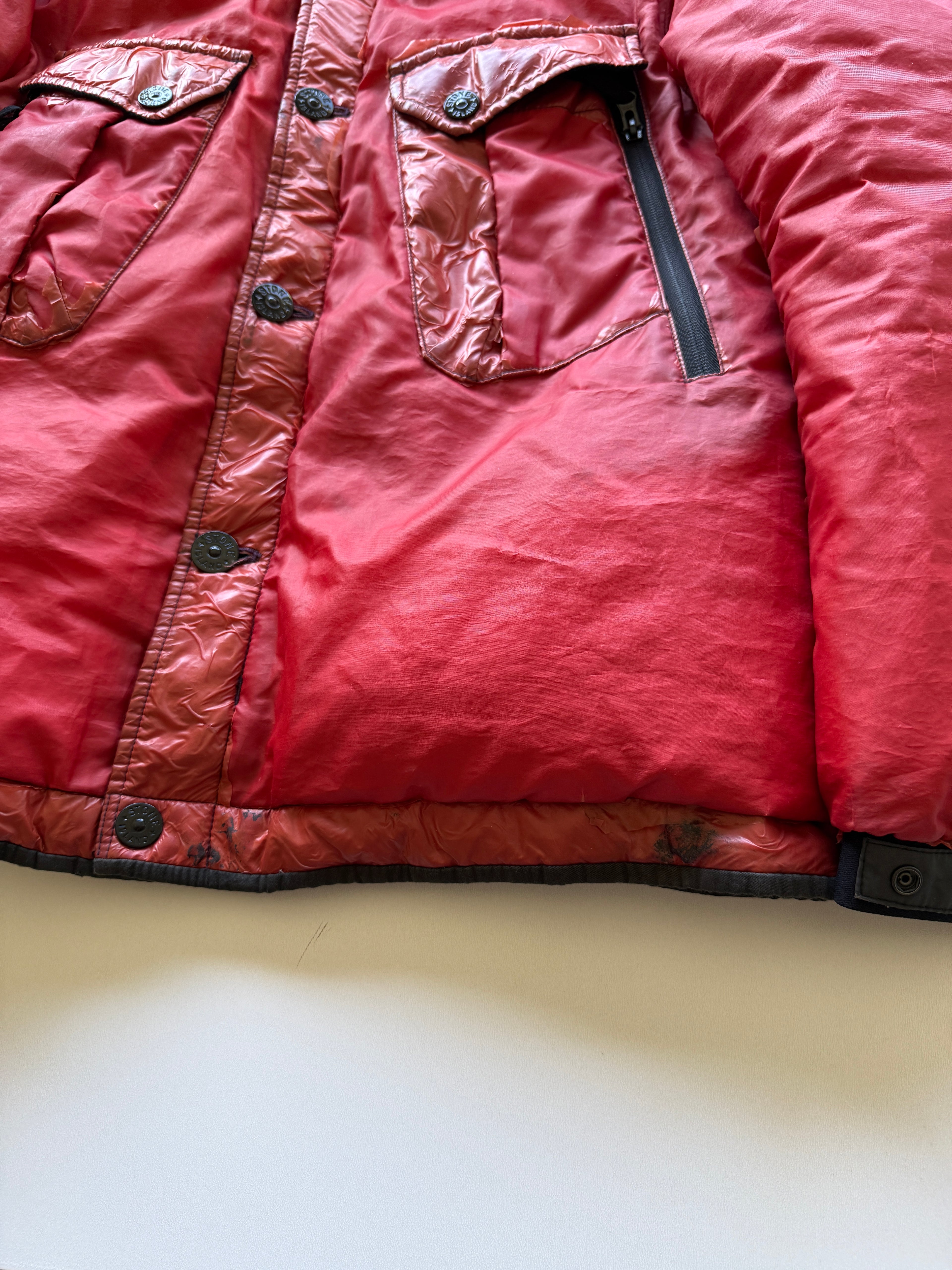 Stone Island Ice Jacket Red