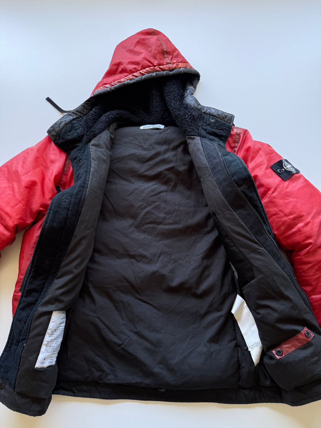 Stone Island Ice Jacket Red