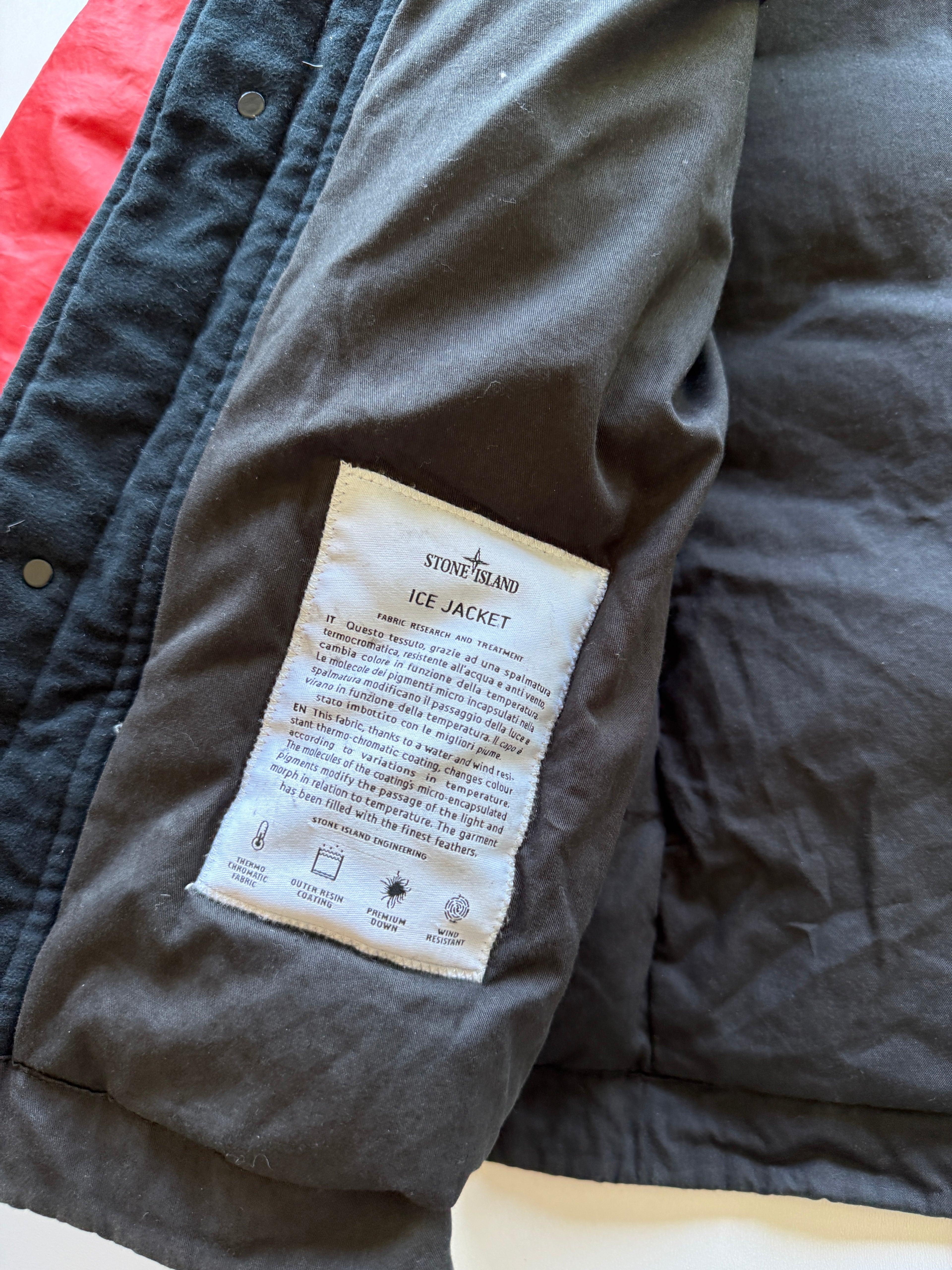 Stone Island Ice Jacket Red