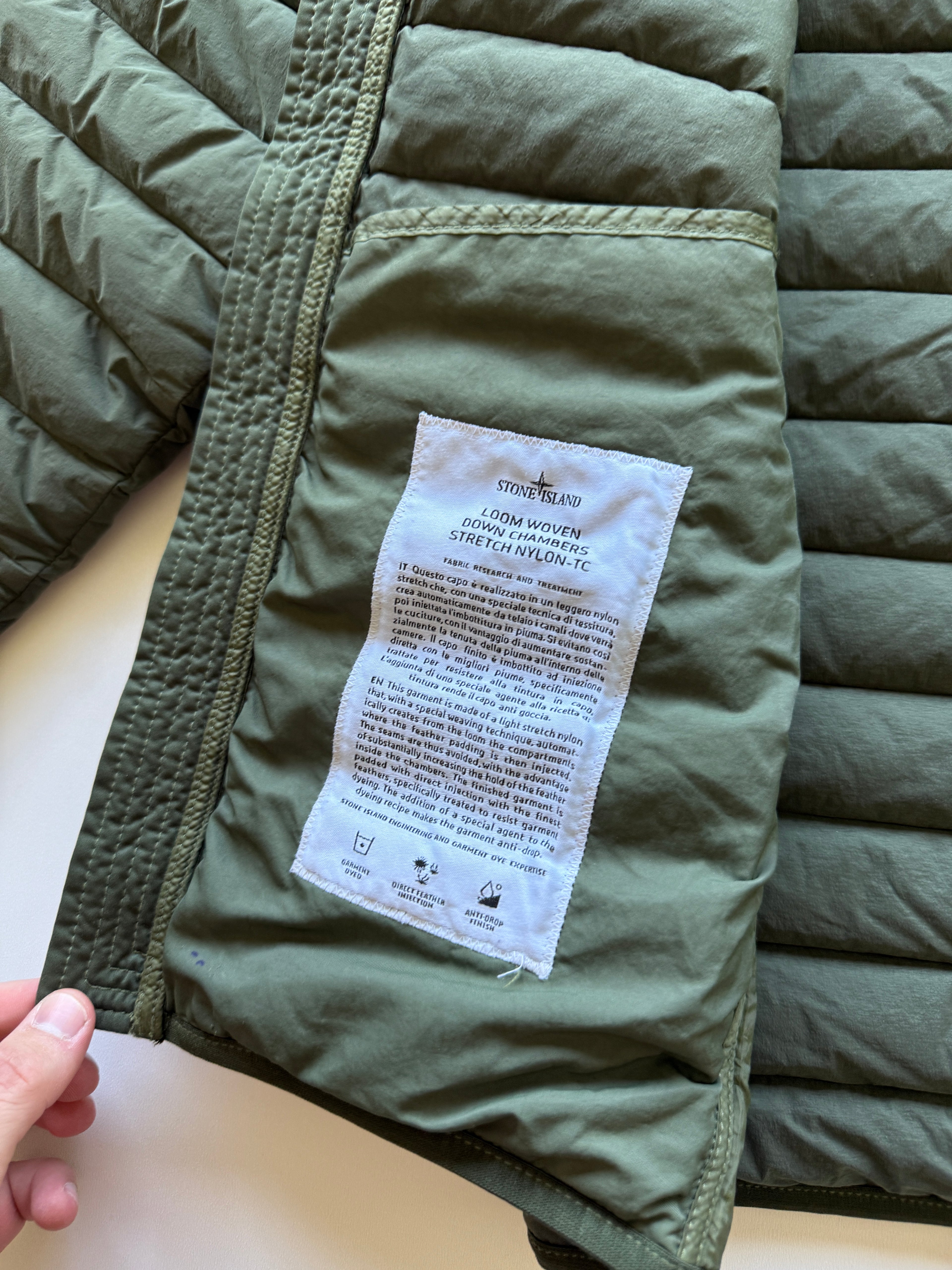 Stone Island Loom Woven Down Jacket