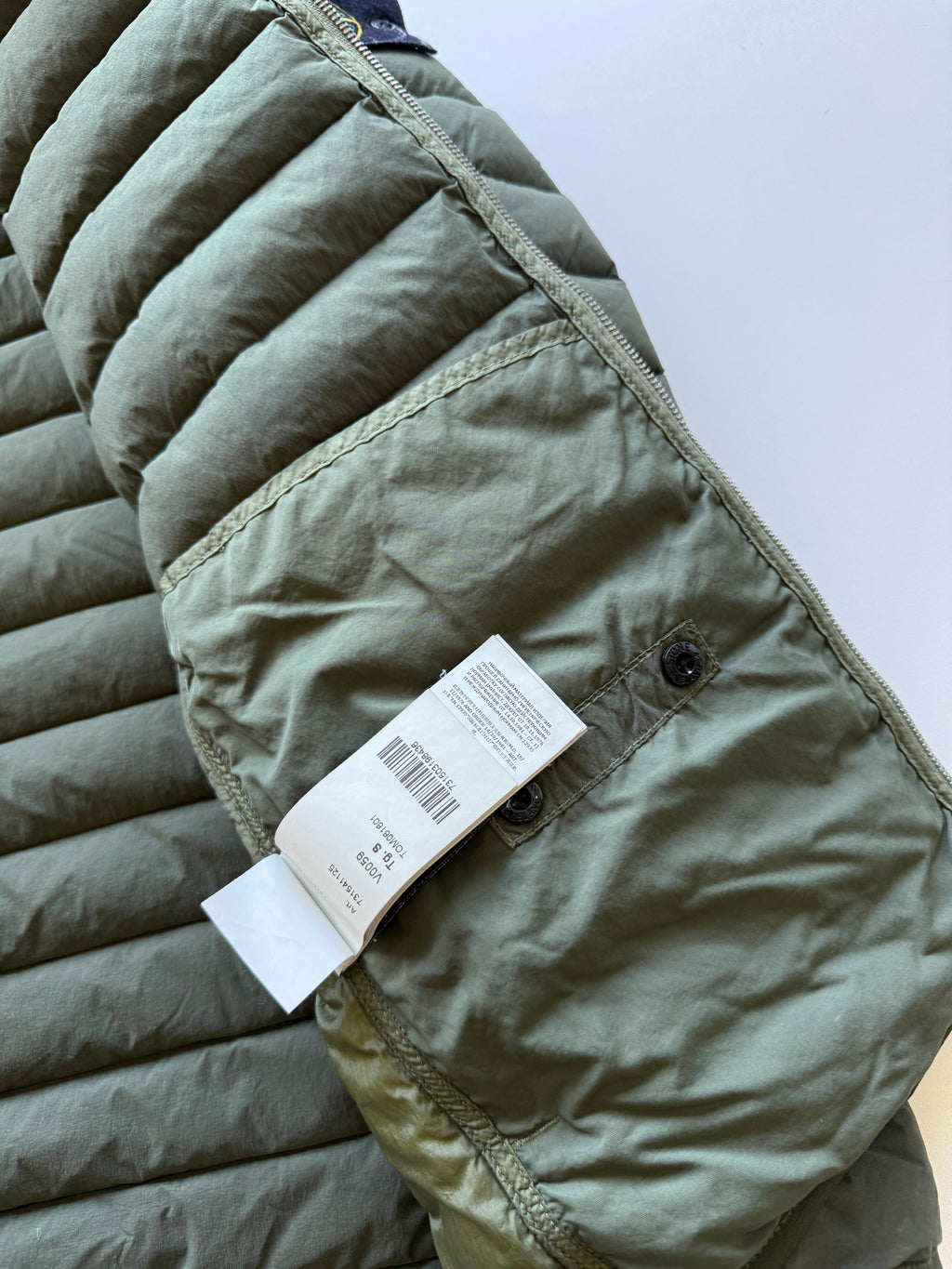 Stone Island Loom Woven Down Jacket