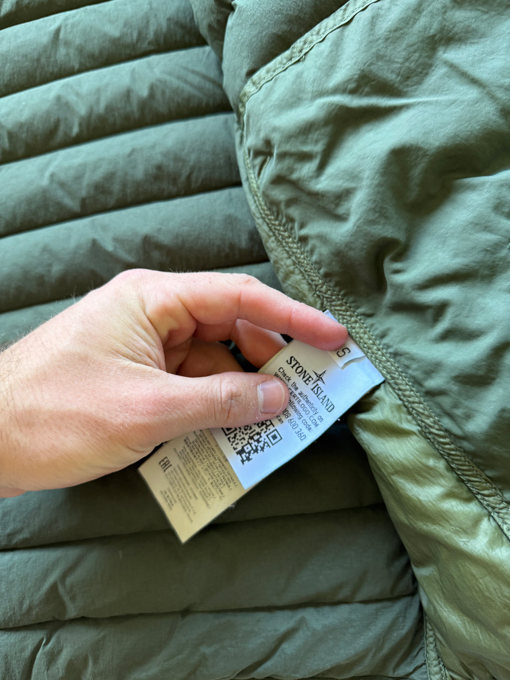 Stone Island Loom Woven Down Jacket