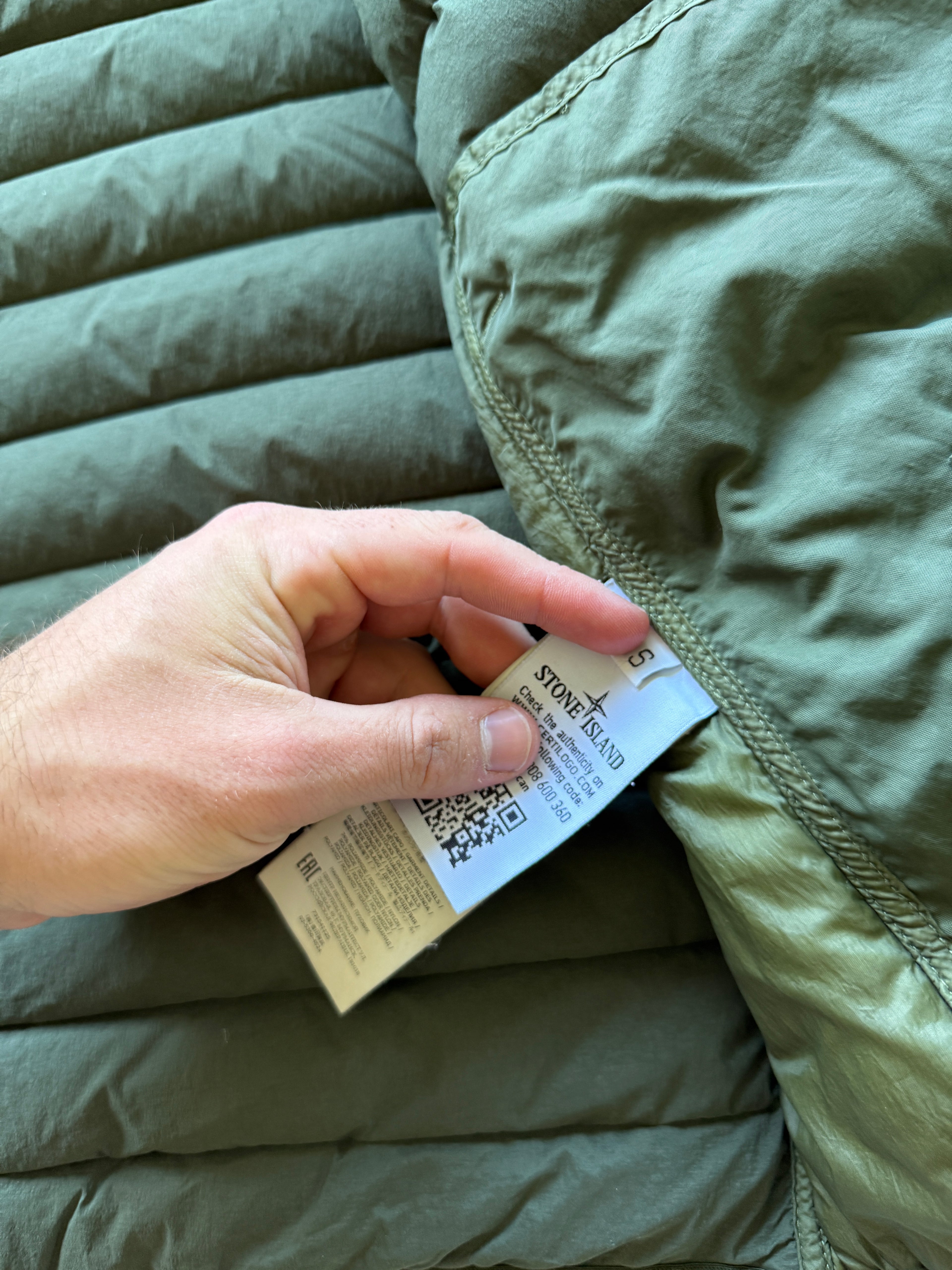 Stone Island Loom Woven Down Jacket