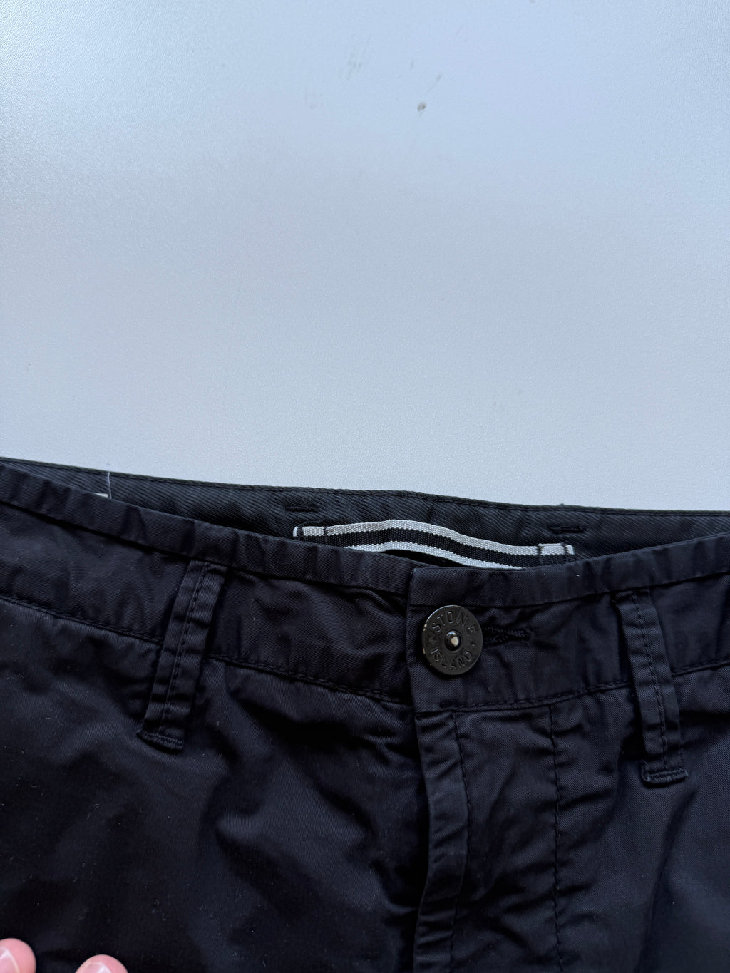 Stone Island Pants With Ghost Badge