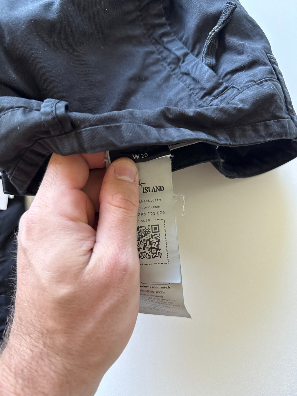 Stone Island Pants With Ghost Badge