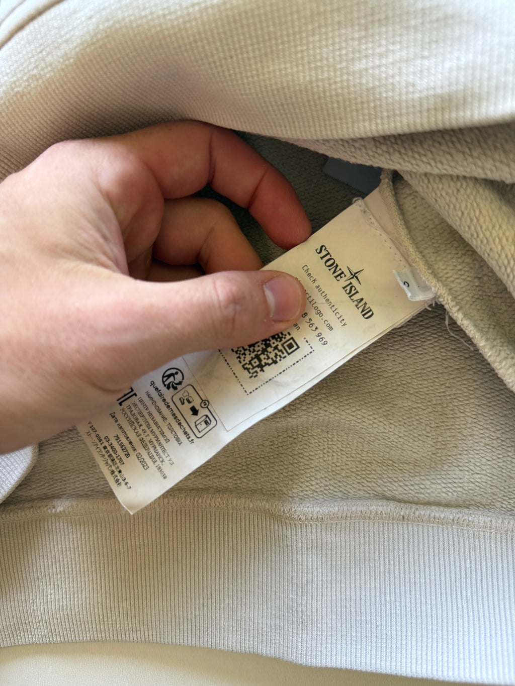 Stone Island 3/4 Zip Sweater