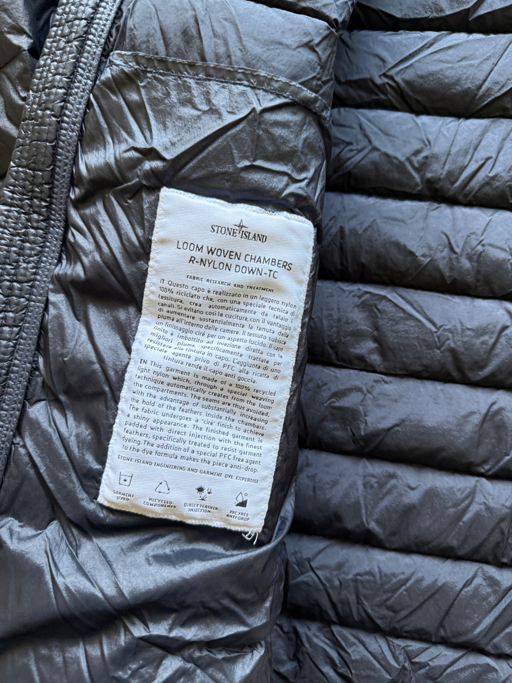 Stone Island Loom Woven Down Jacket
