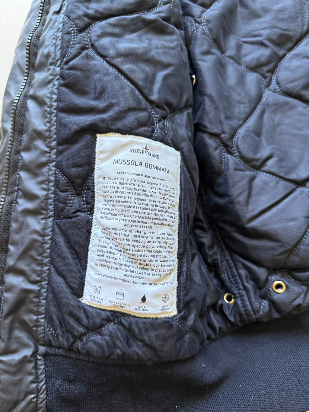 Stone island Mussola Gommata Jacket