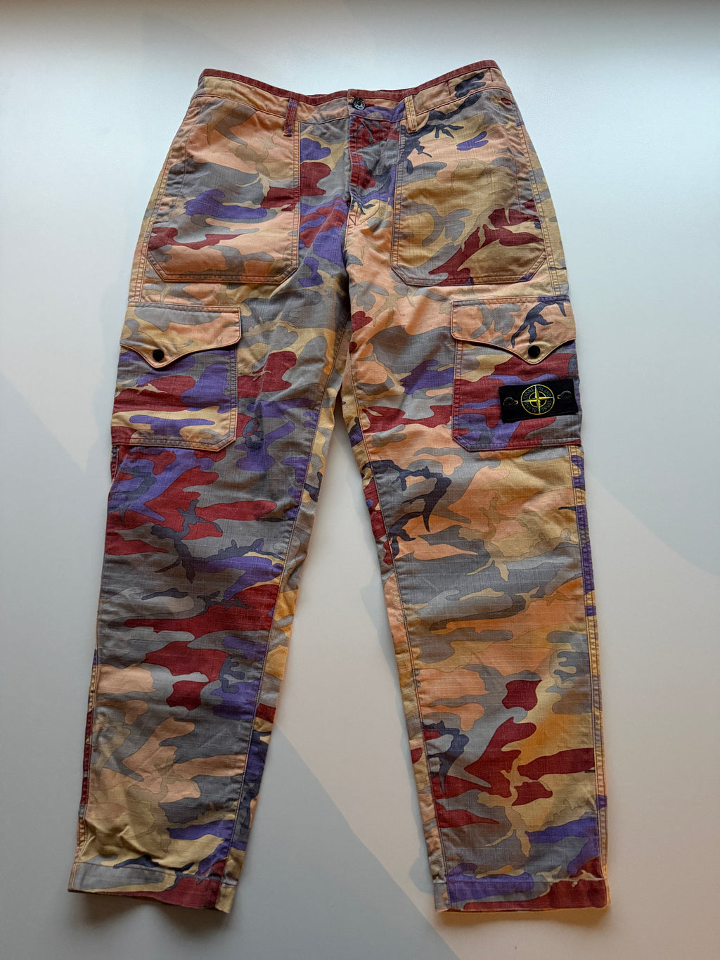 Stone Island Camo Cargo Heritage Pants
