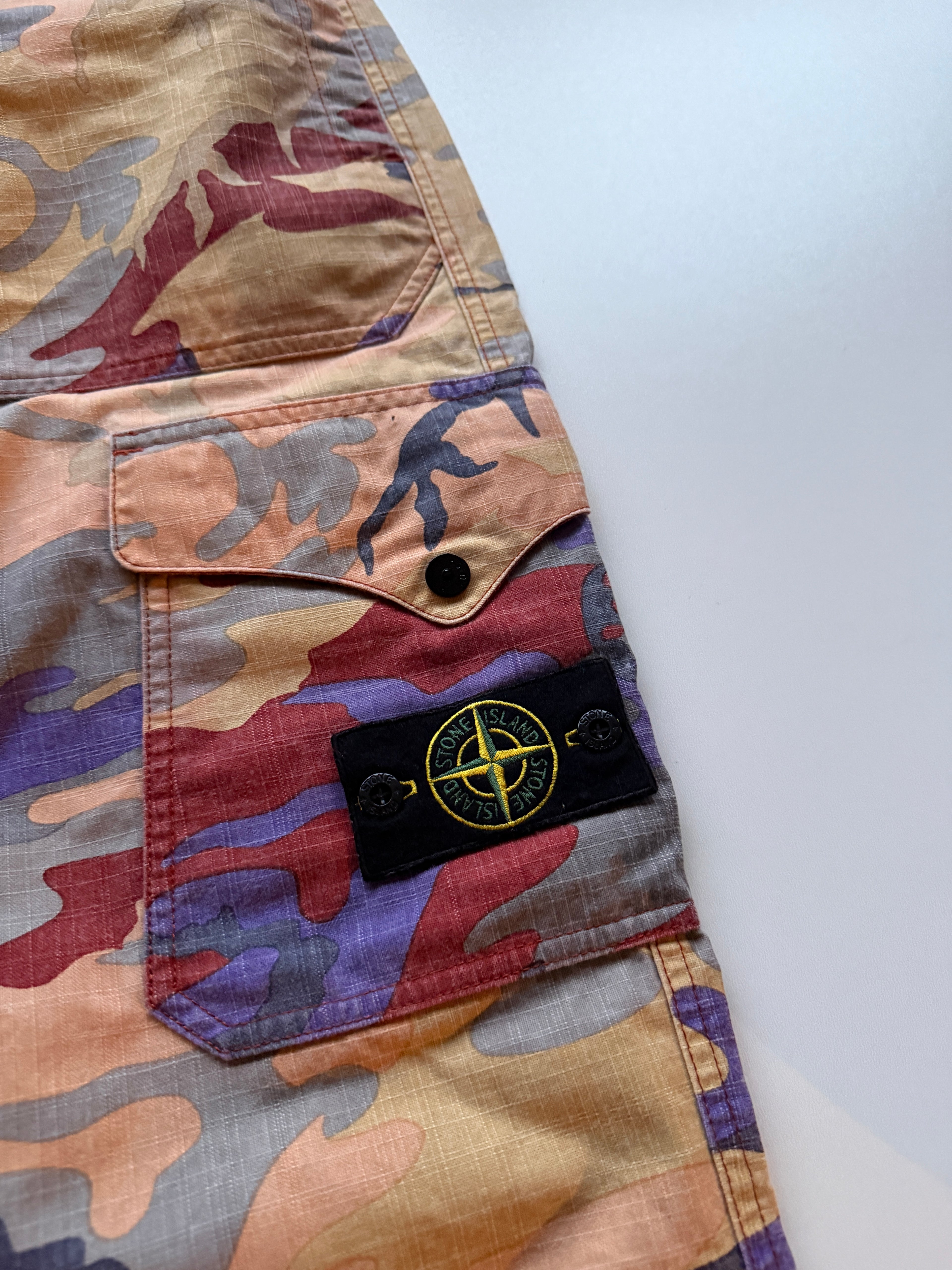 Stone Island Camo Cargo Heritage Pants