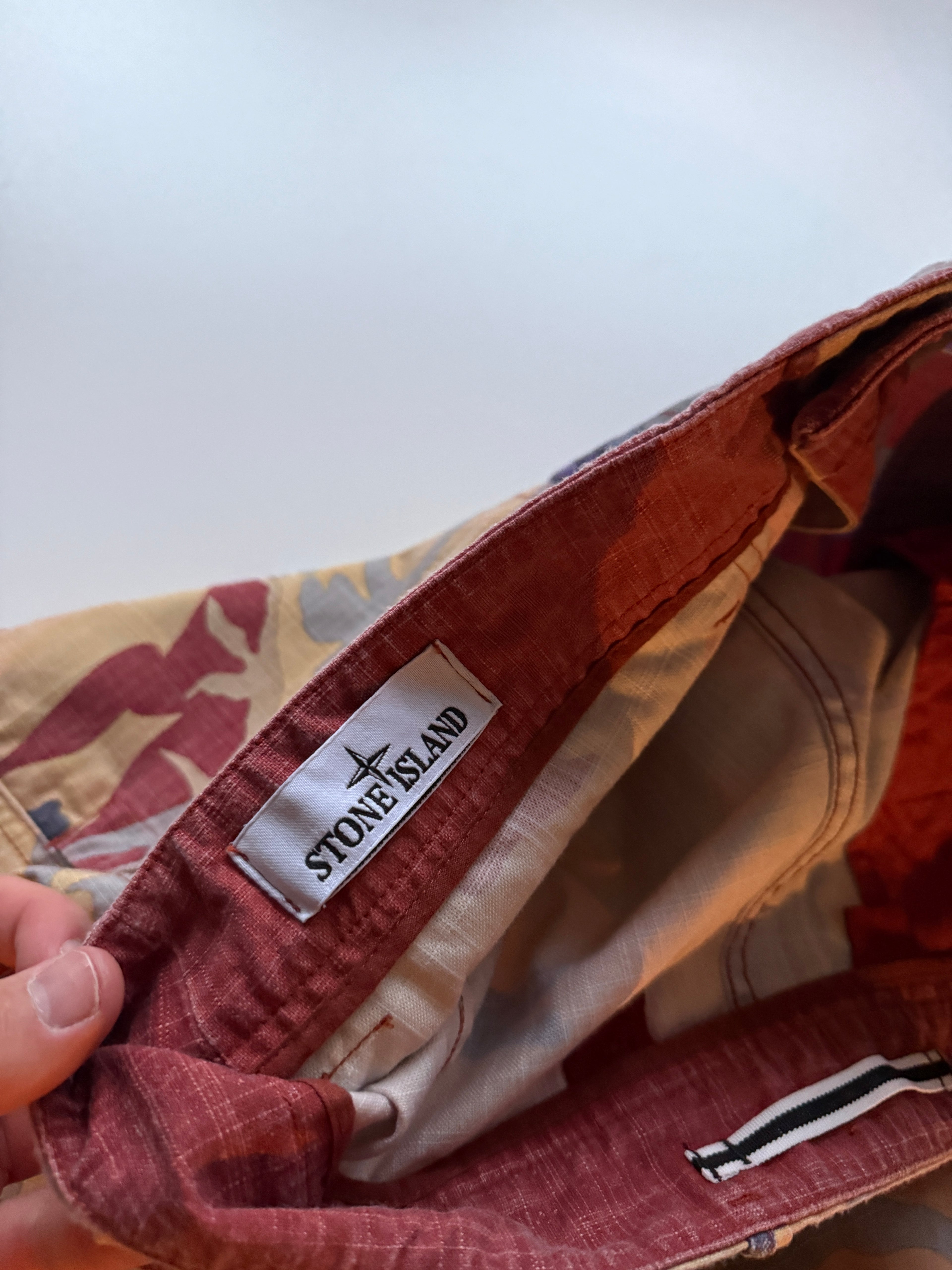 Stone Island Camo Cargo Heritage Pants