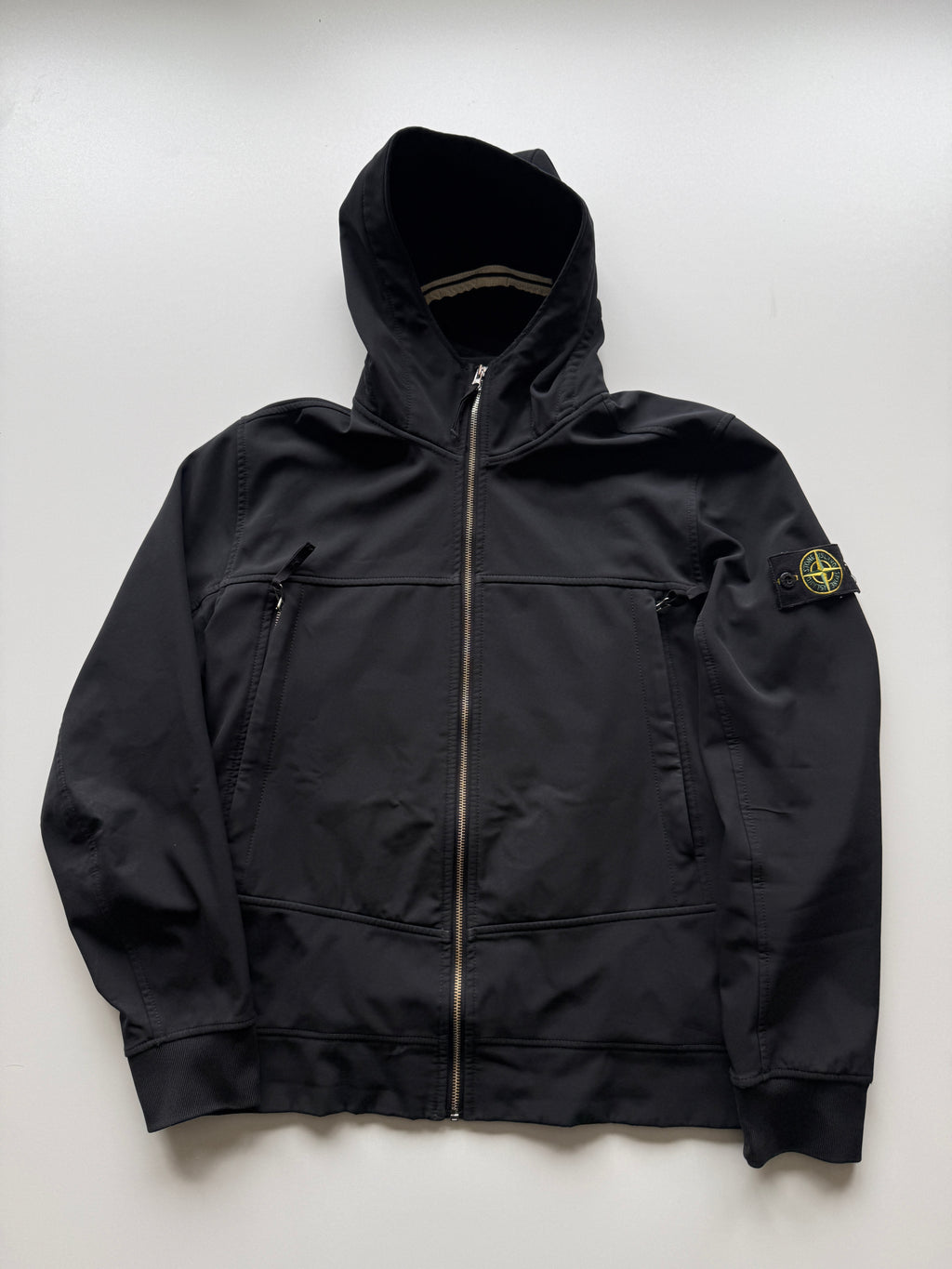 Stone Island Soft Shell Jacket Black