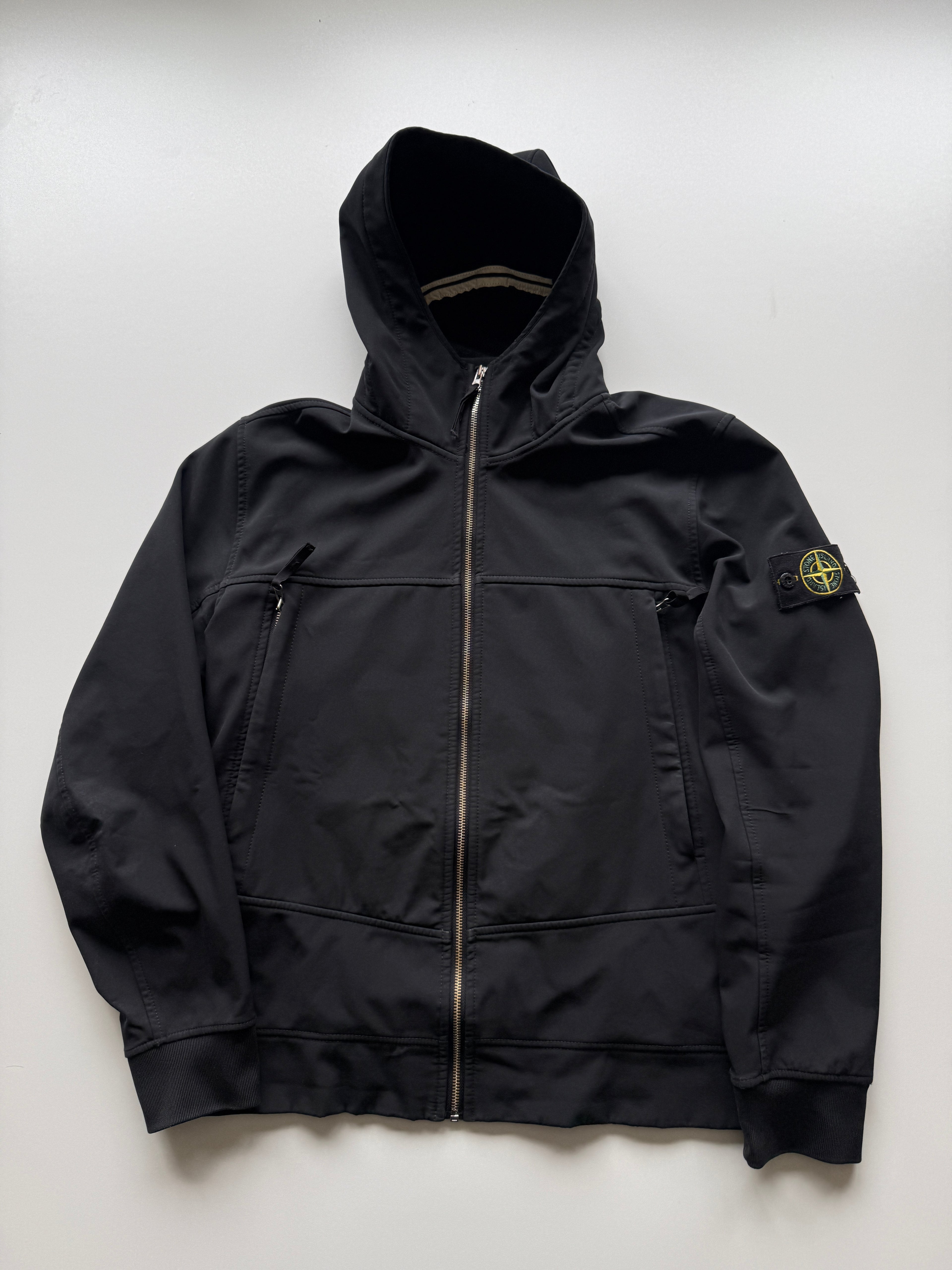 Stone Island Soft Shell Jacket Black