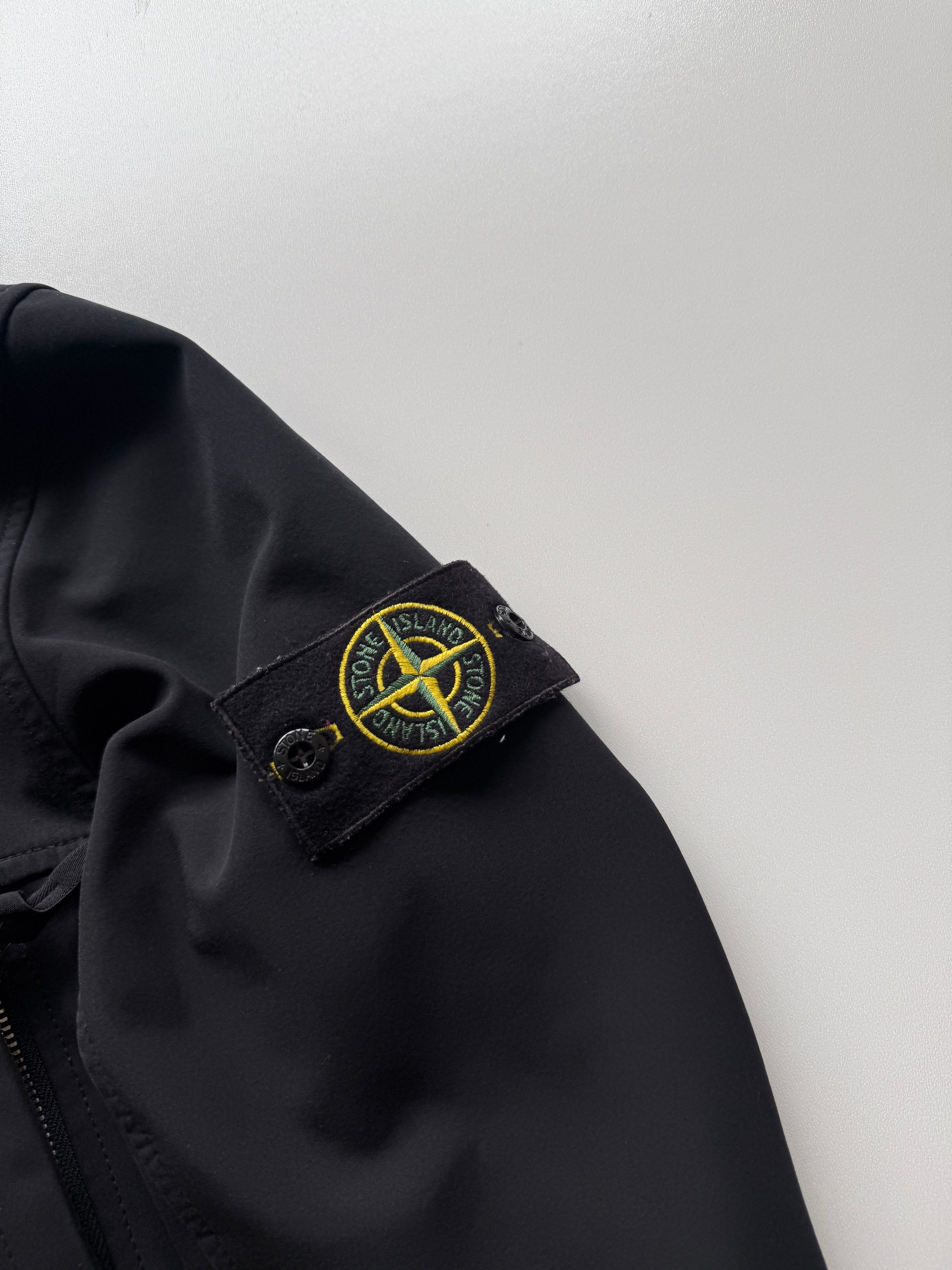 Stone Island Soft Shell Jacket Black