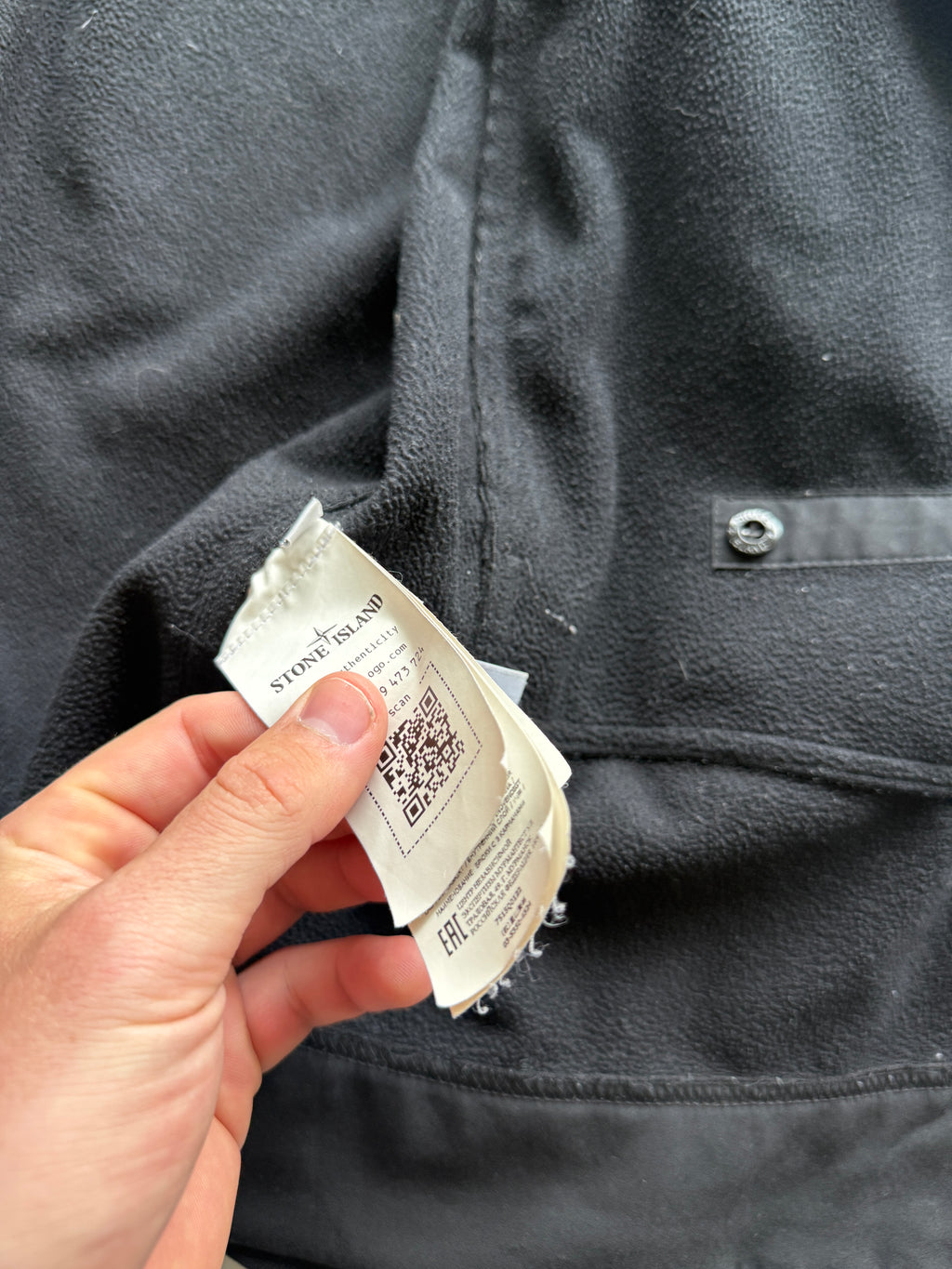 Stone Island Soft Shell Jacket Black