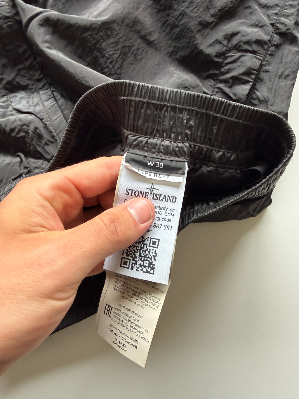 Stone Island Nylon Jogger Ghost Badge