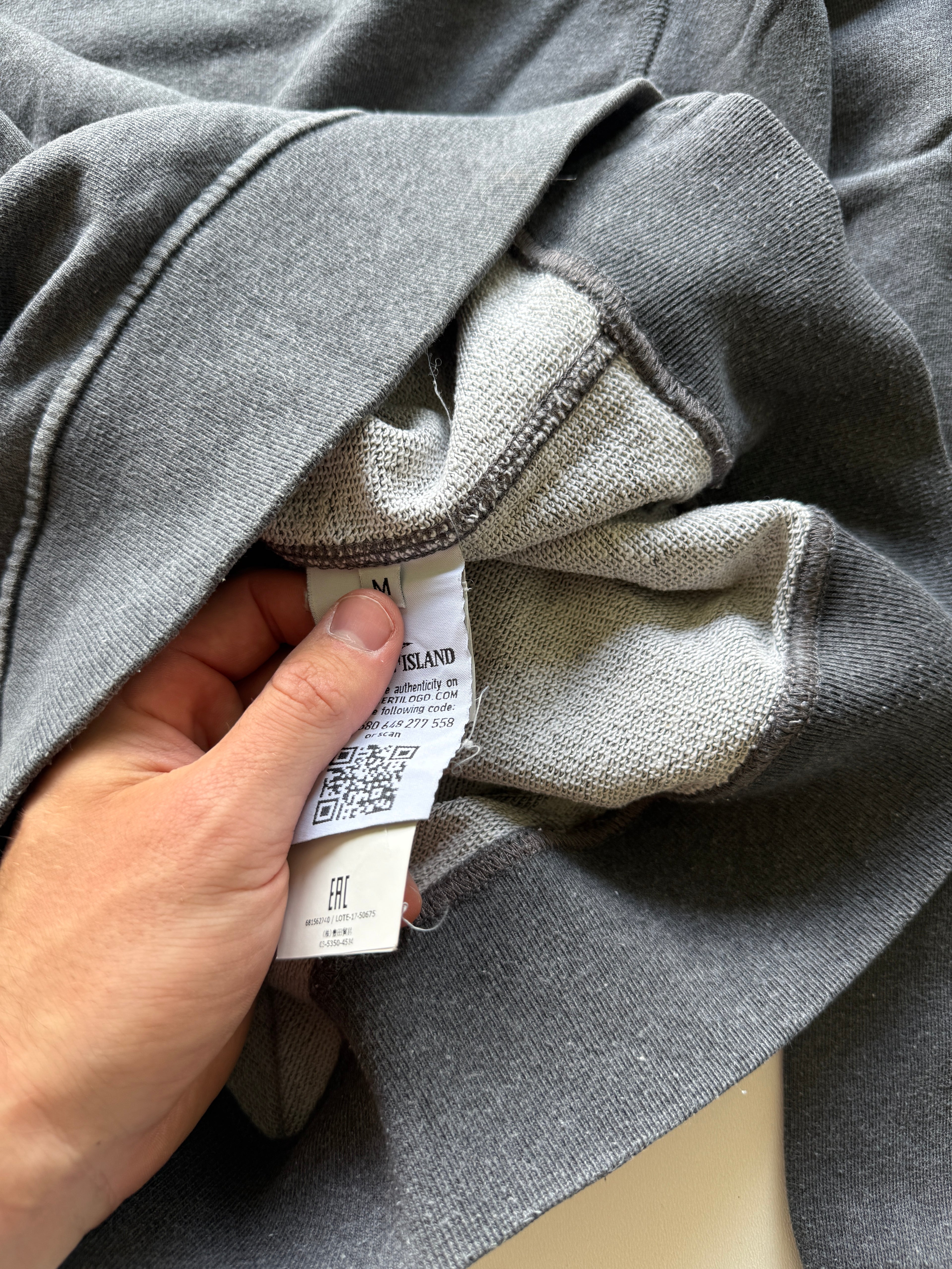Stone Island Grey Sweater