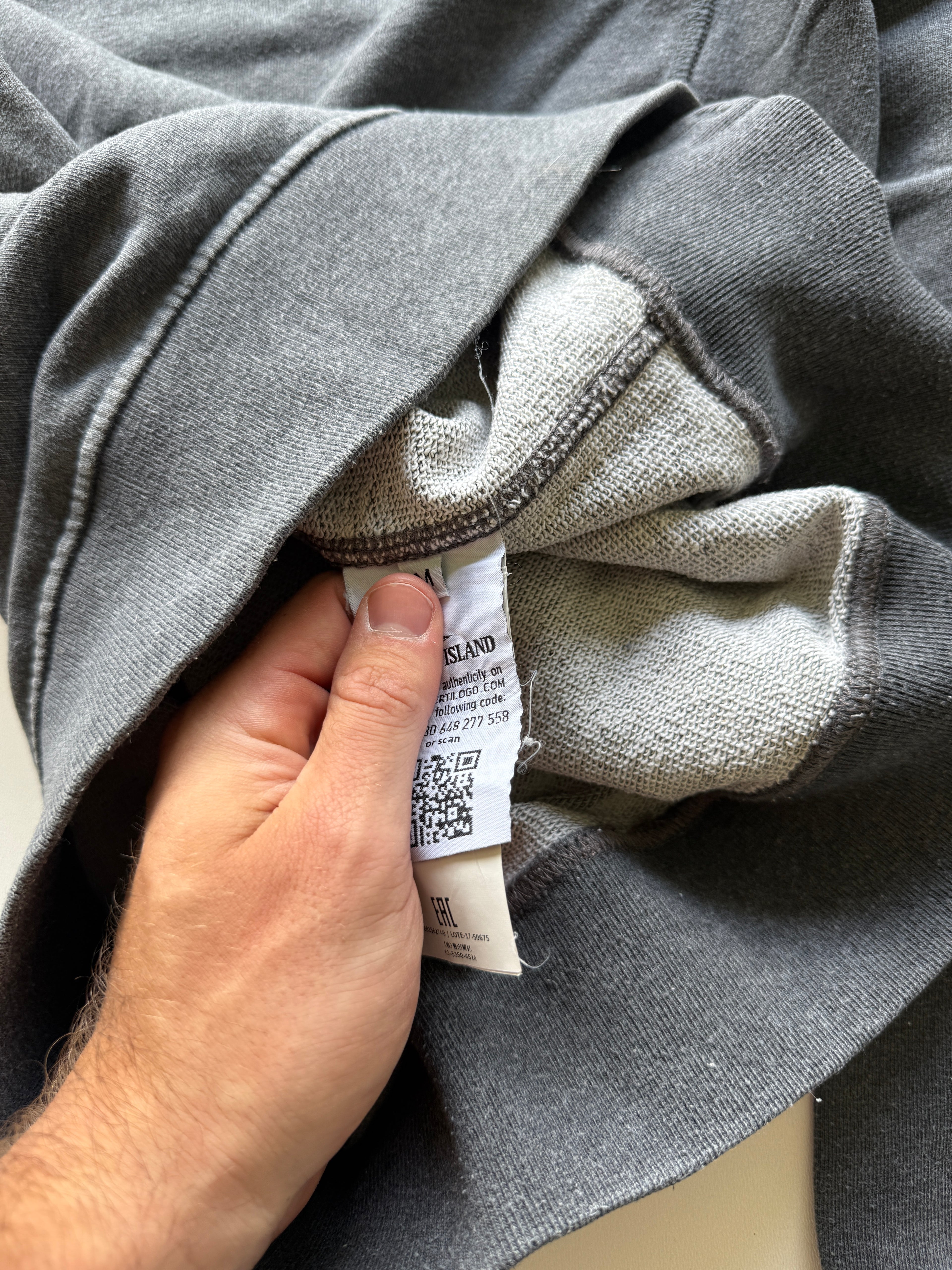 Stone Island Grey Sweater